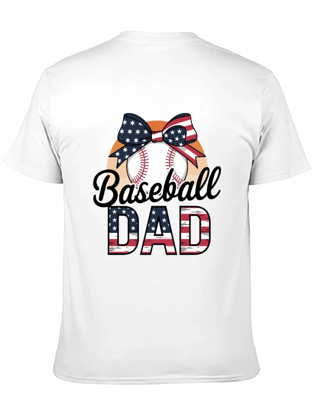 Baseball Dad Patriotic T-Shirt