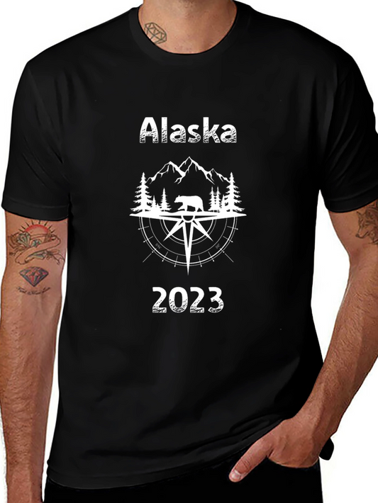 Alaska Bear 2023 Black T-Shirt
