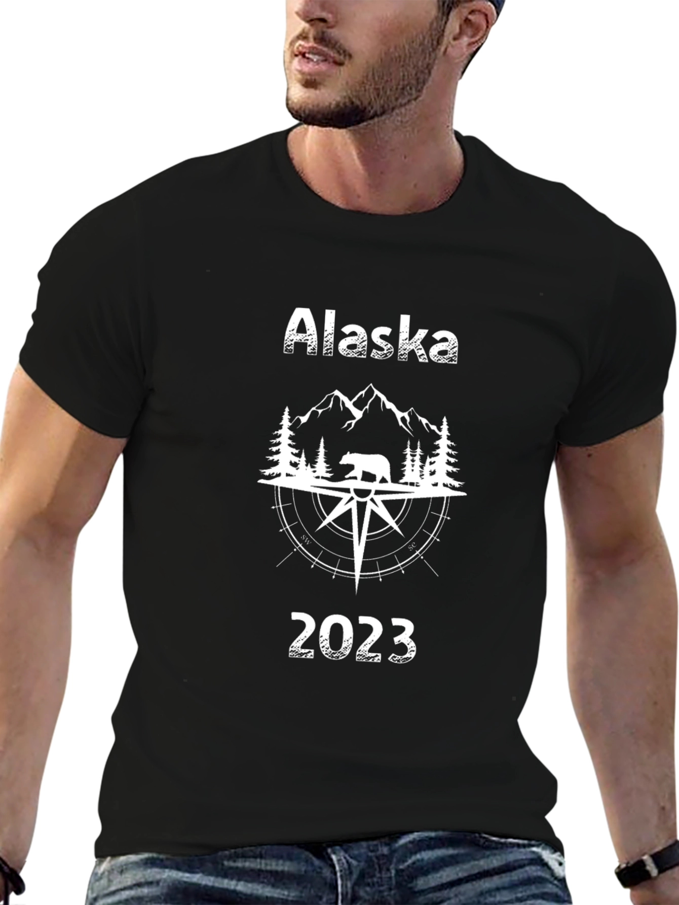 Alaska Bear 2023 Black T-Shirt