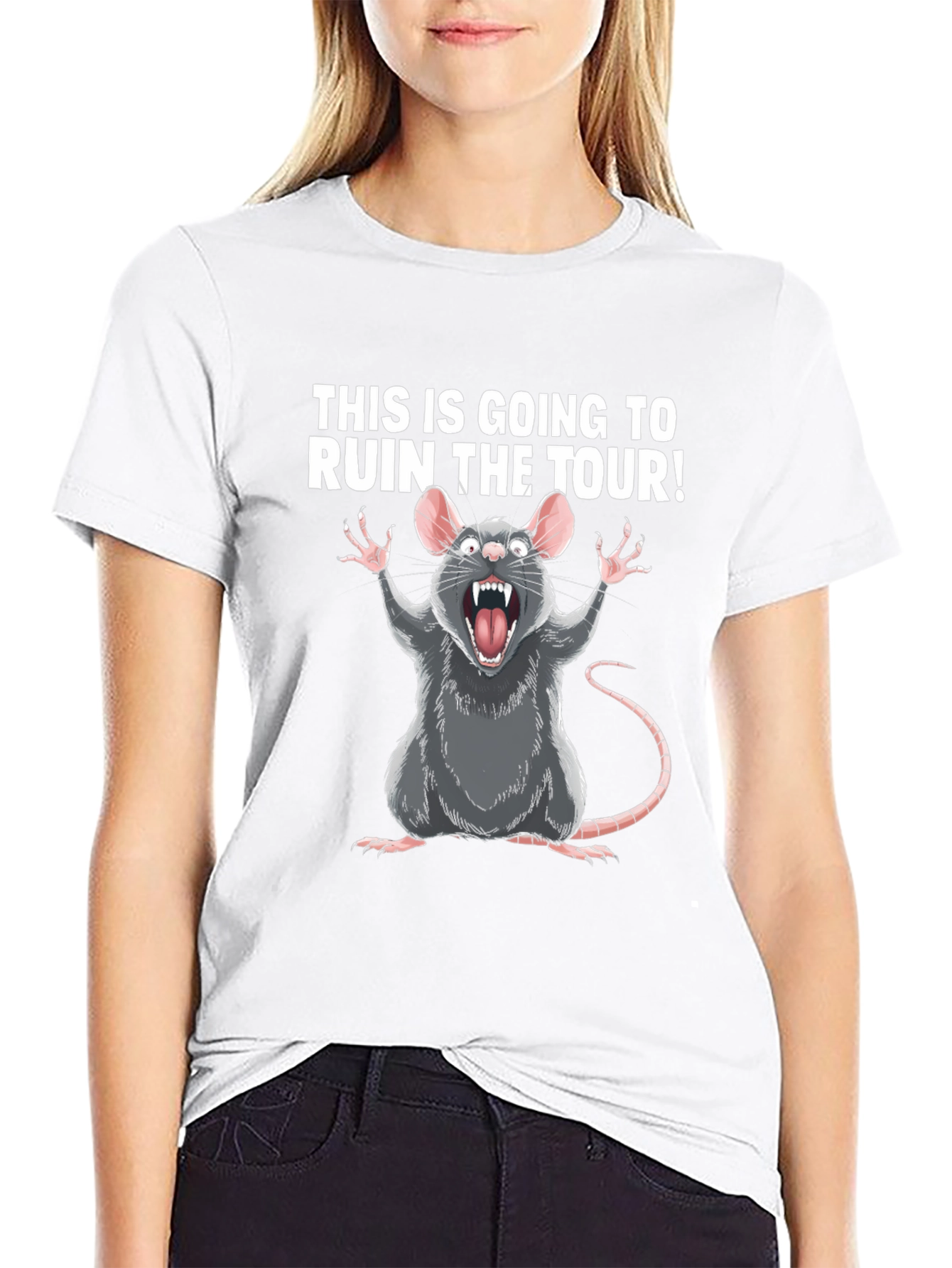 Ruin The Tour Rat Graphic T-Shirt