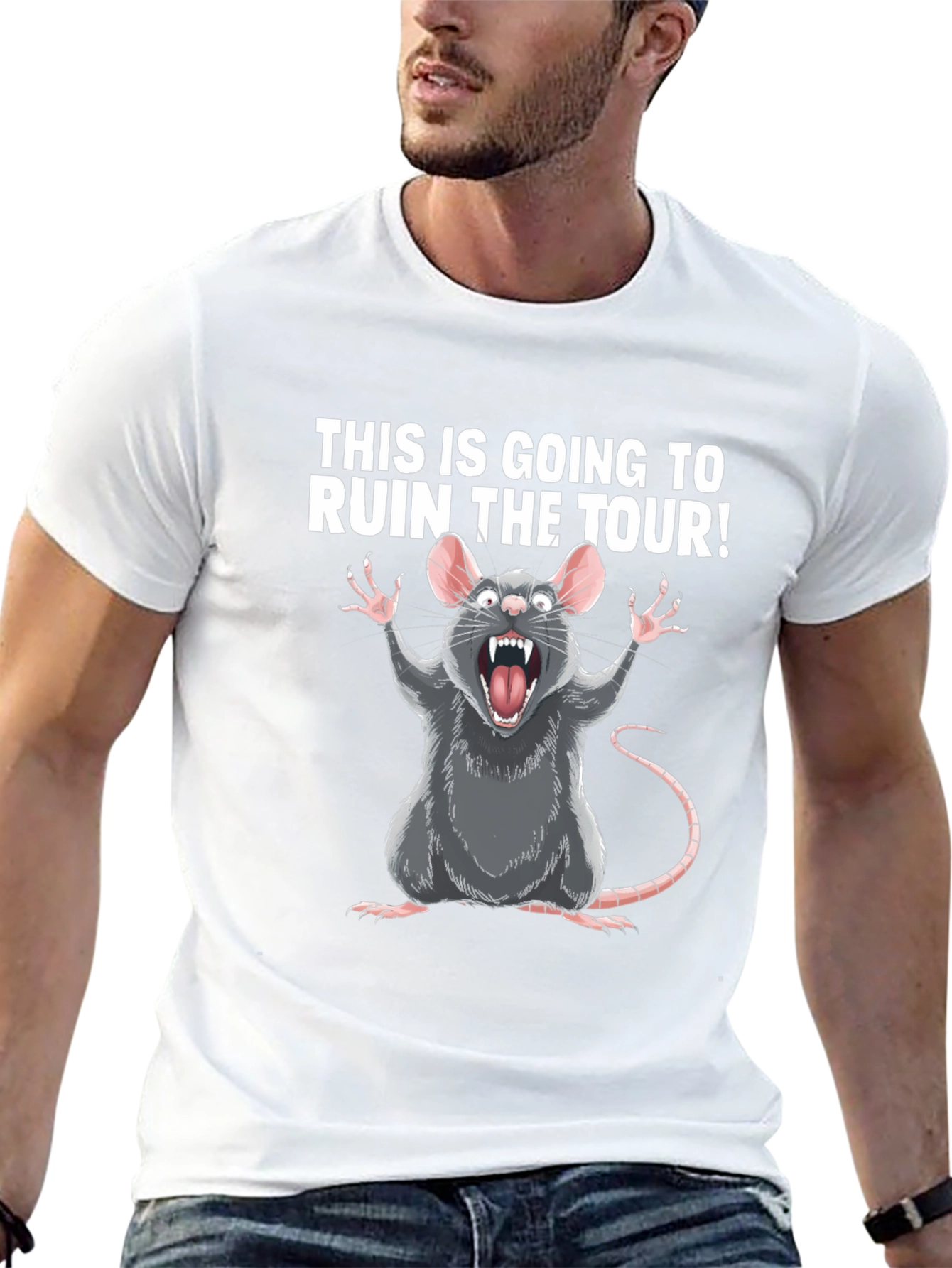 Ruin The Tour Rat Graphic T-Shirt