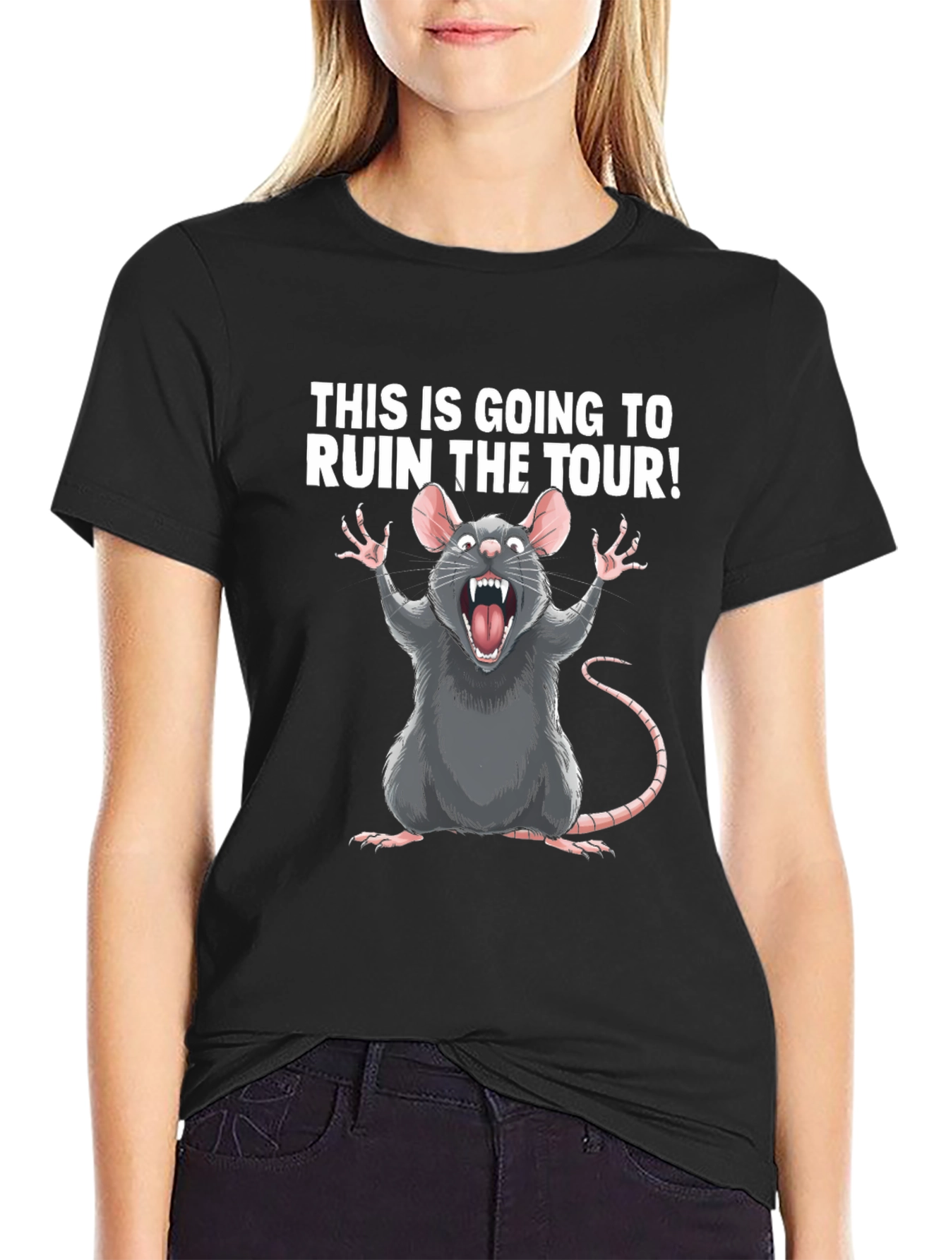 Ruin The Tour Rat Graphic T-Shirt