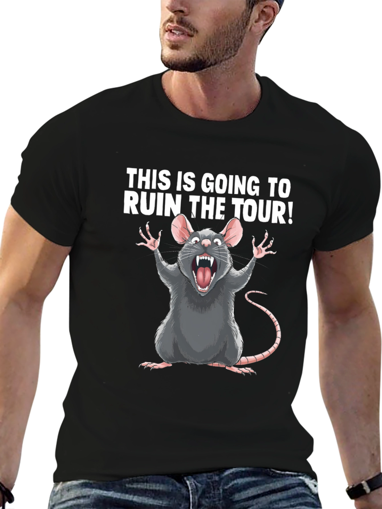Ruin The Tour Rat Graphic T-Shirt