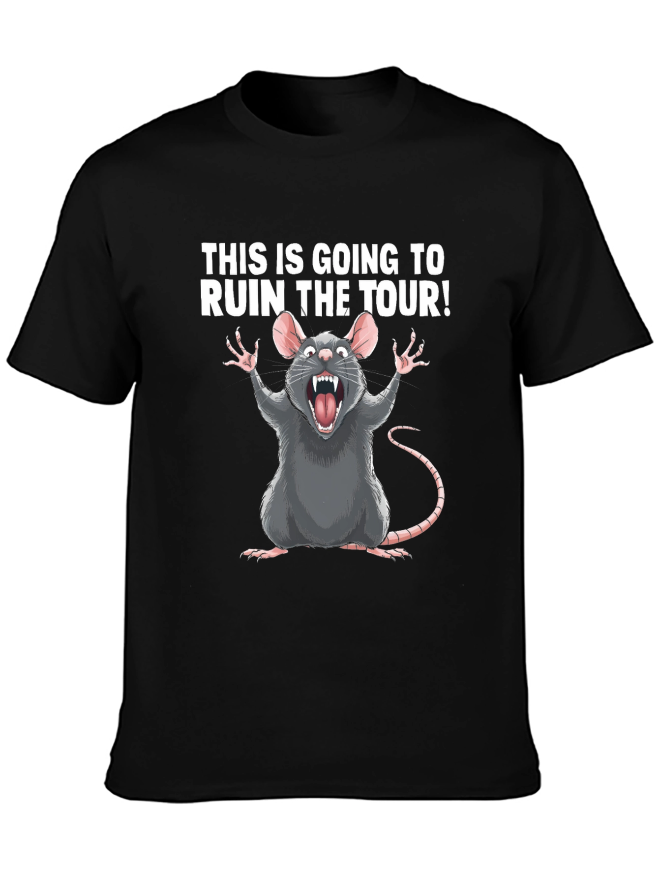 Ruin The Tour Rat Graphic T-Shirt