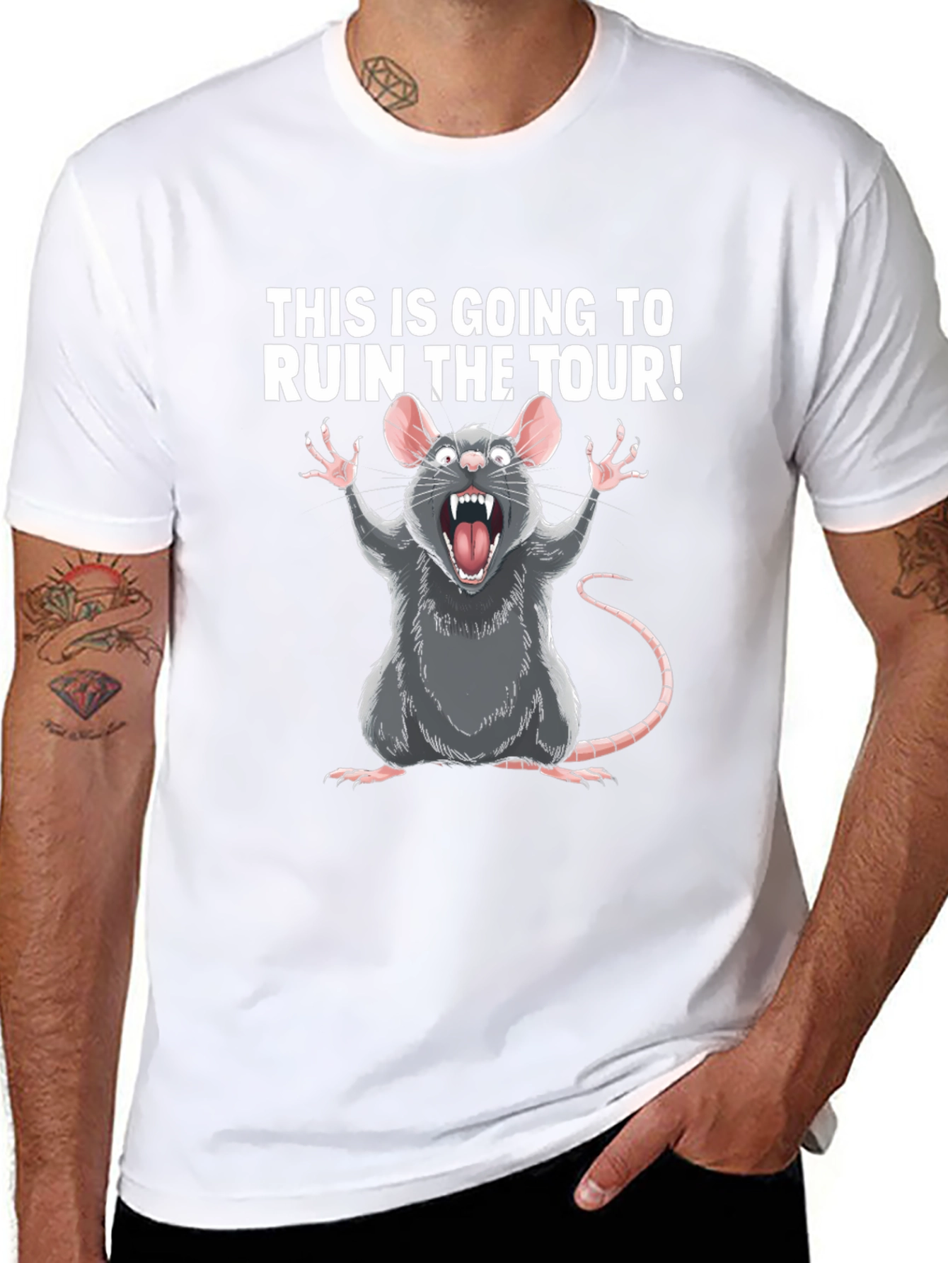 Ruin The Tour Rat Graphic T-Shirt
