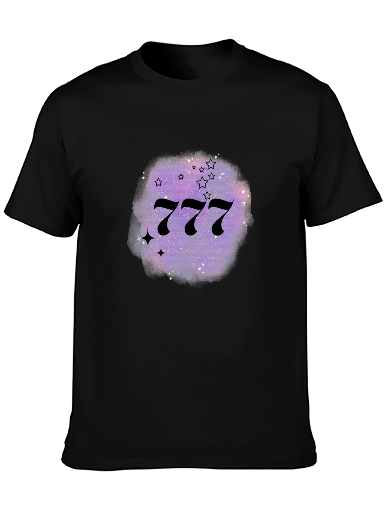 Lucky 777 Graphic T-Shirt - Black