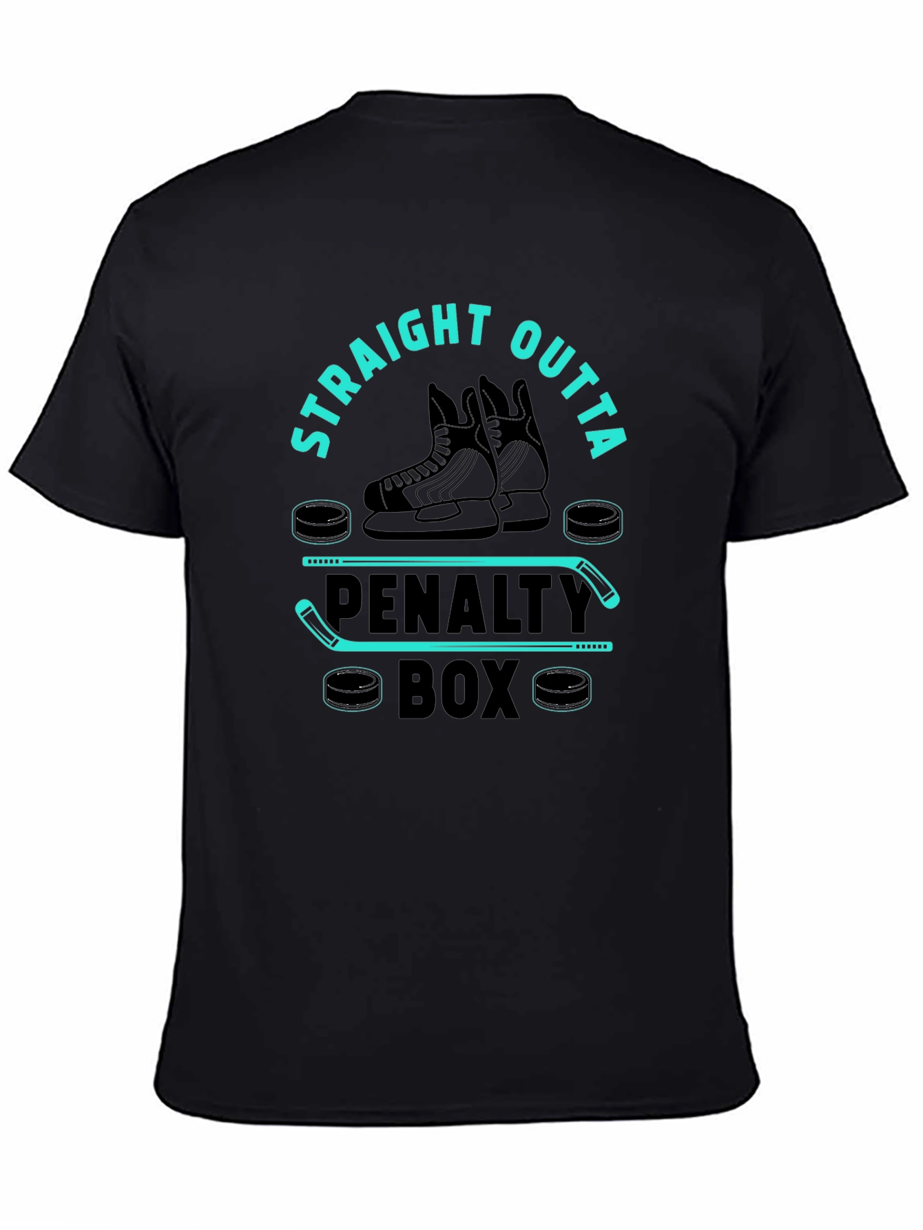 Straight Outta Penalty Box Hockey T-Shirt