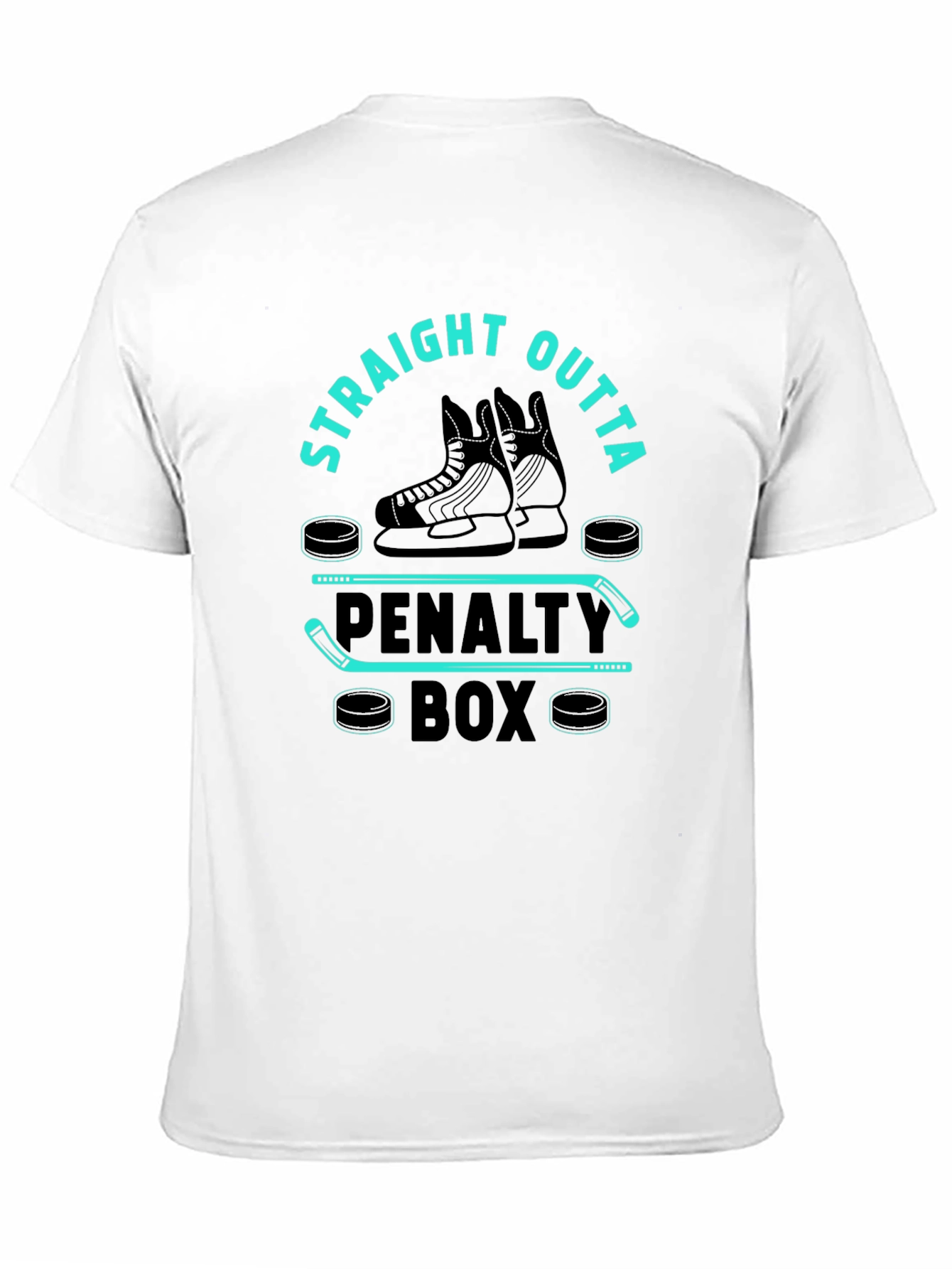 Straight Outta Penalty Box Hockey T-Shirt