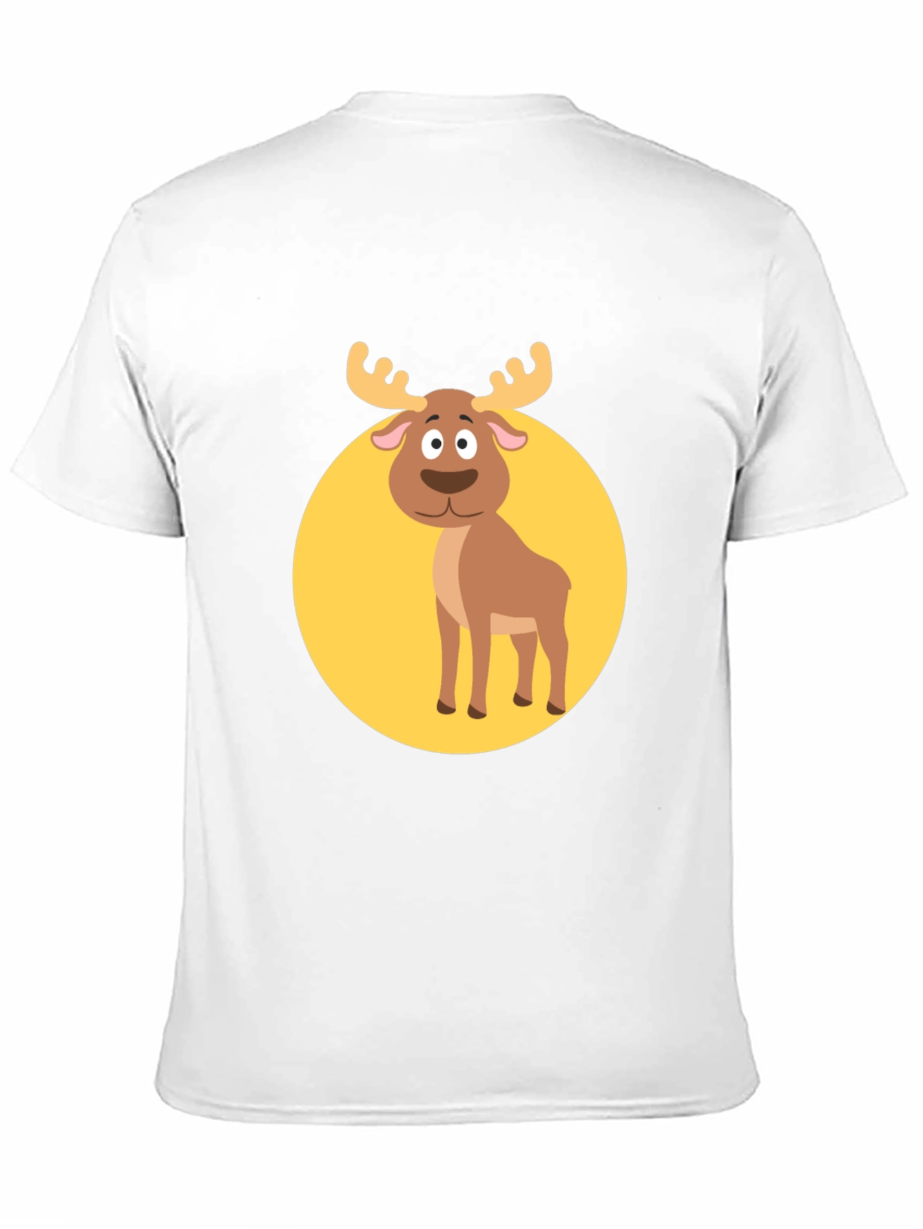 Funny Moose Graphic Tee -  Black T-Shirt