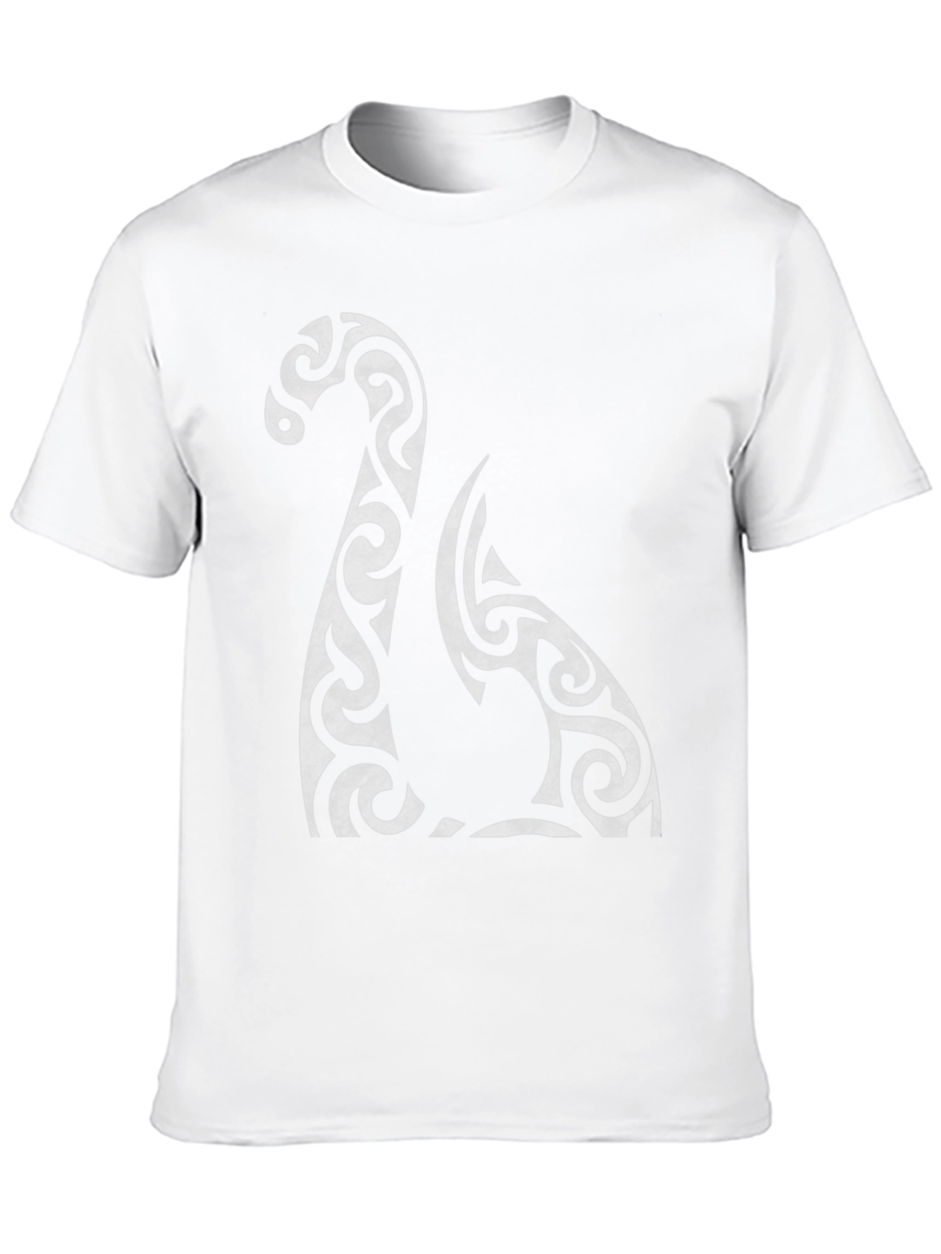 Tribal Loch Ness Monster Black T-Shirt