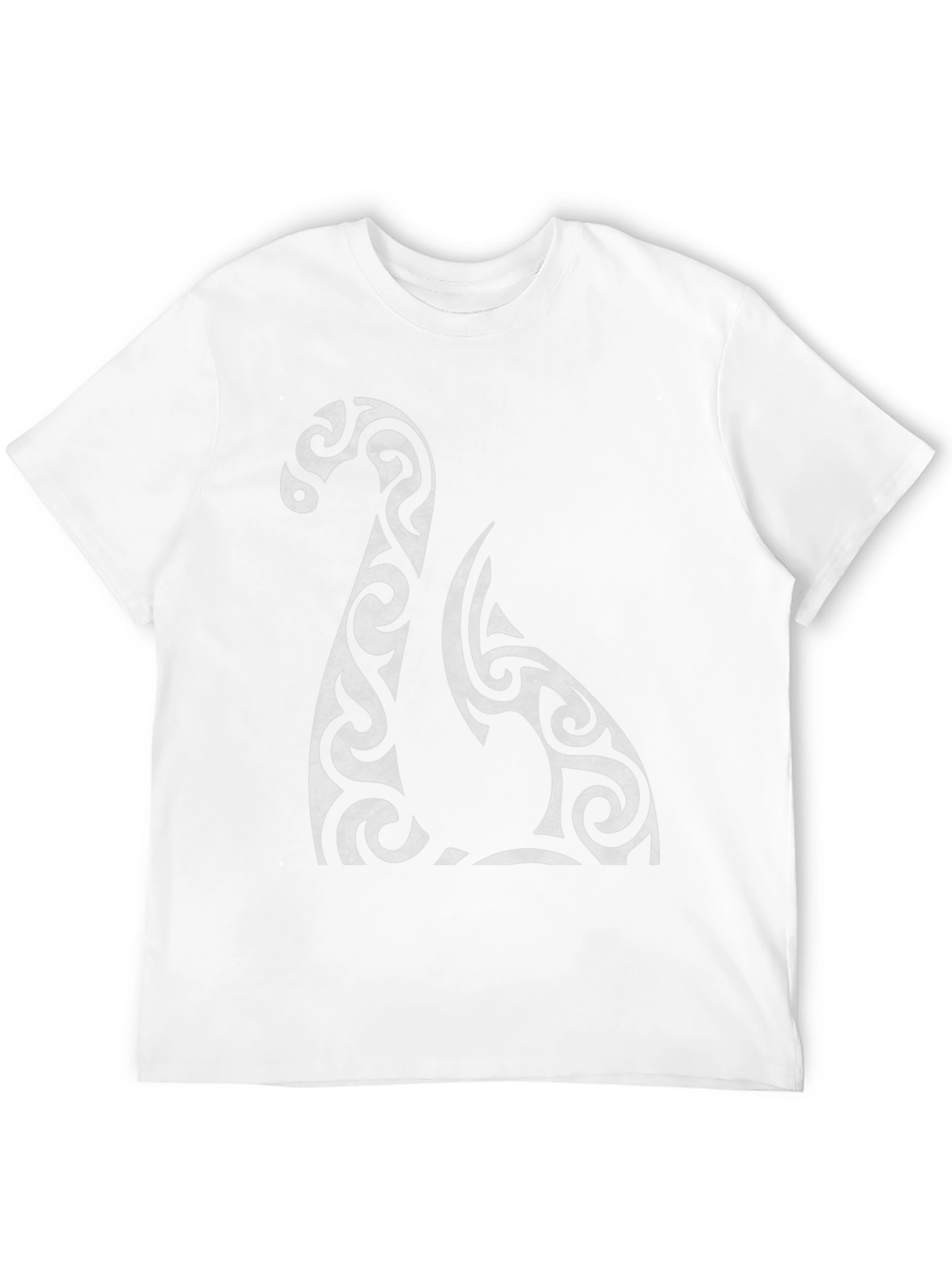 Tribal Loch Ness Monster Black T-Shirt