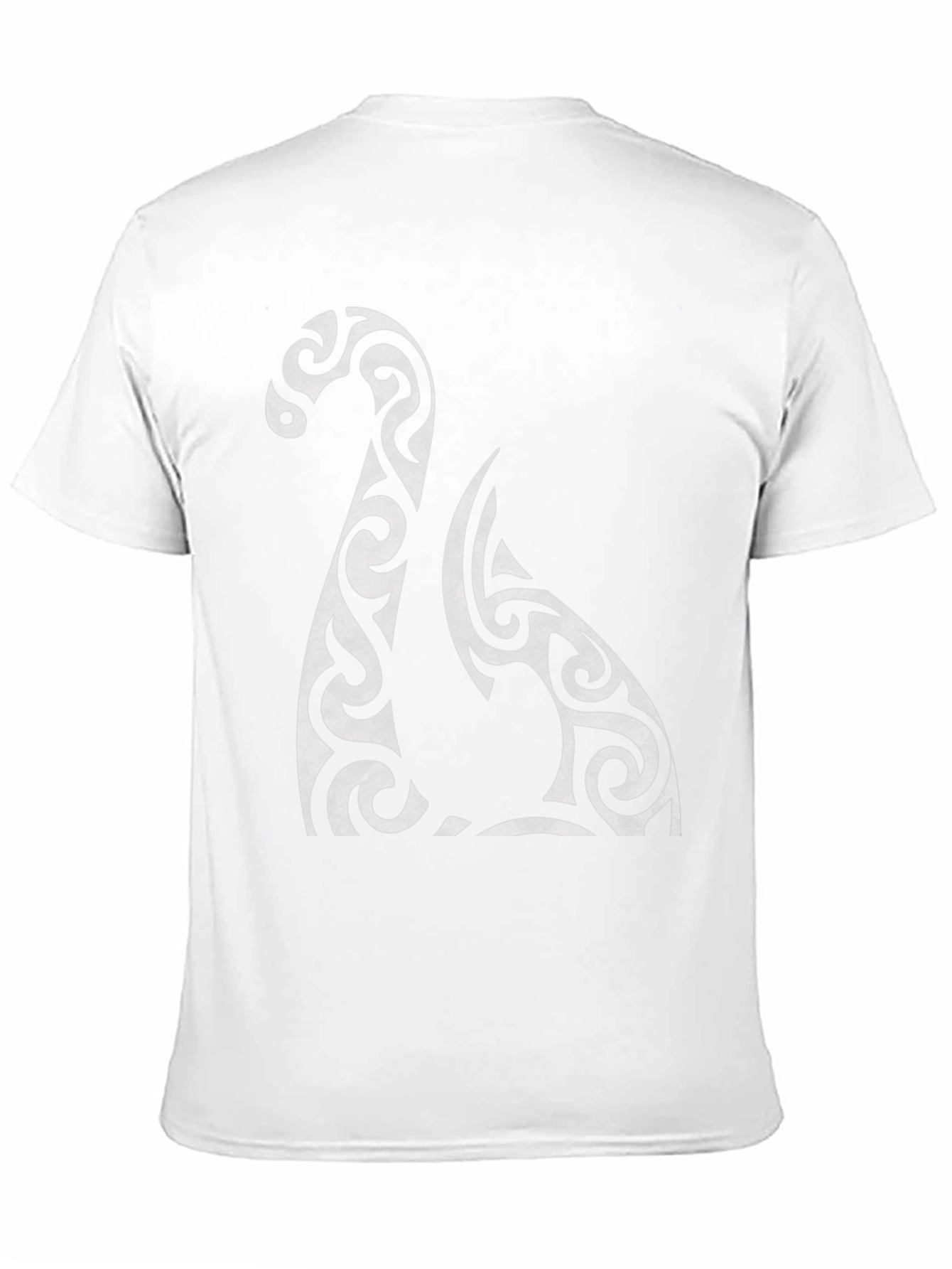Tribal Loch Ness Monster Black T-Shirt