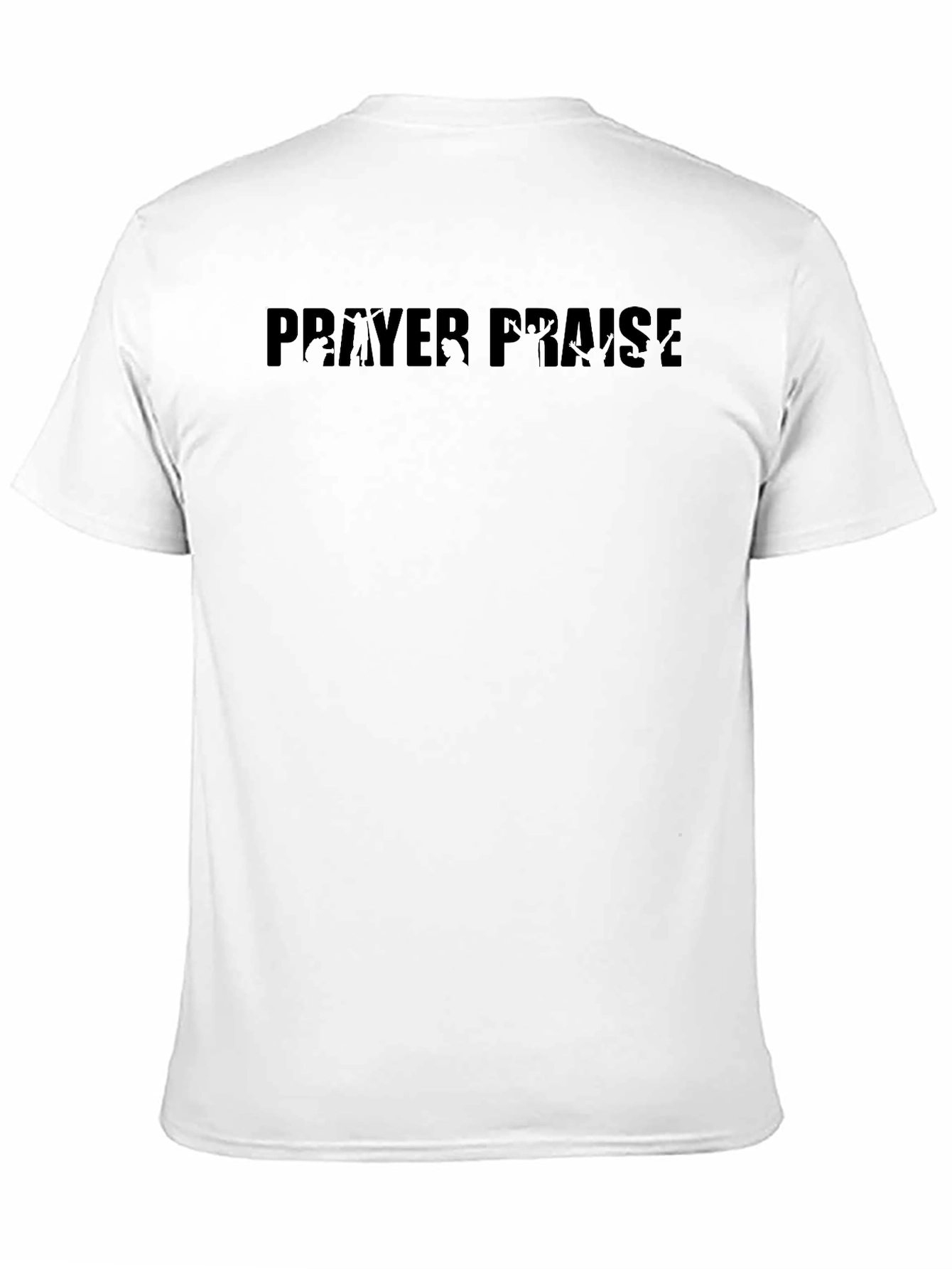 Prayer Praise Graphic Tee - Black