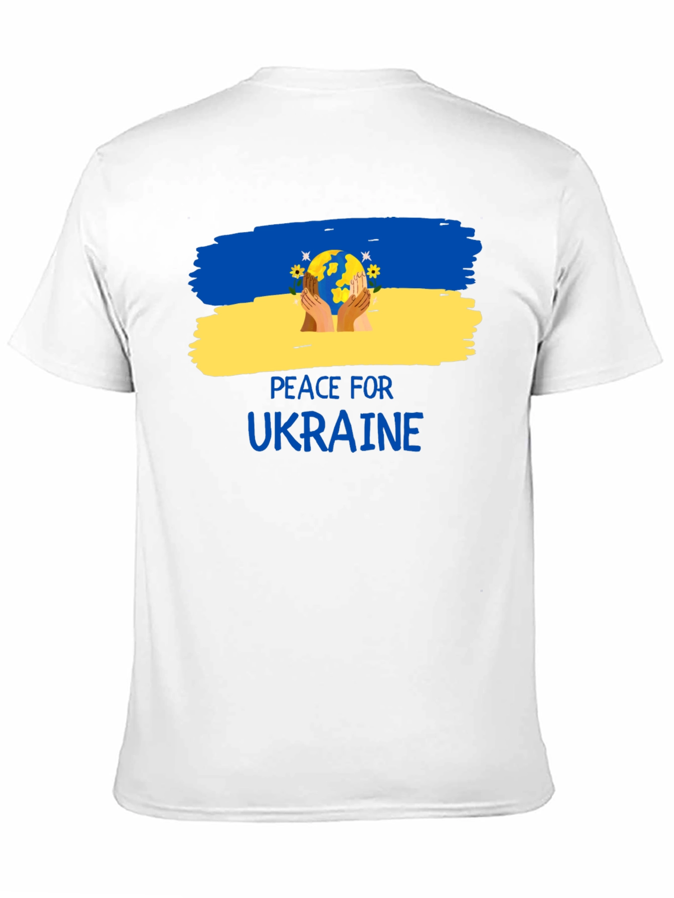 Peace for Ukraine T-Shirt - Unisex Black Tee