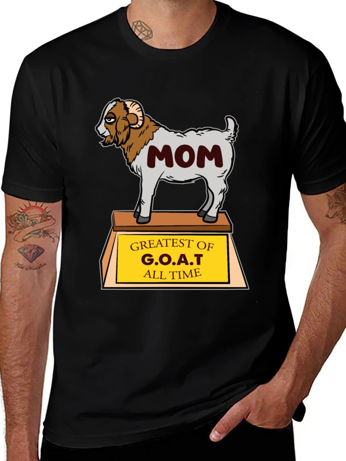 G.O.A.T. Mom T-Shirt - Greatest Of All Time