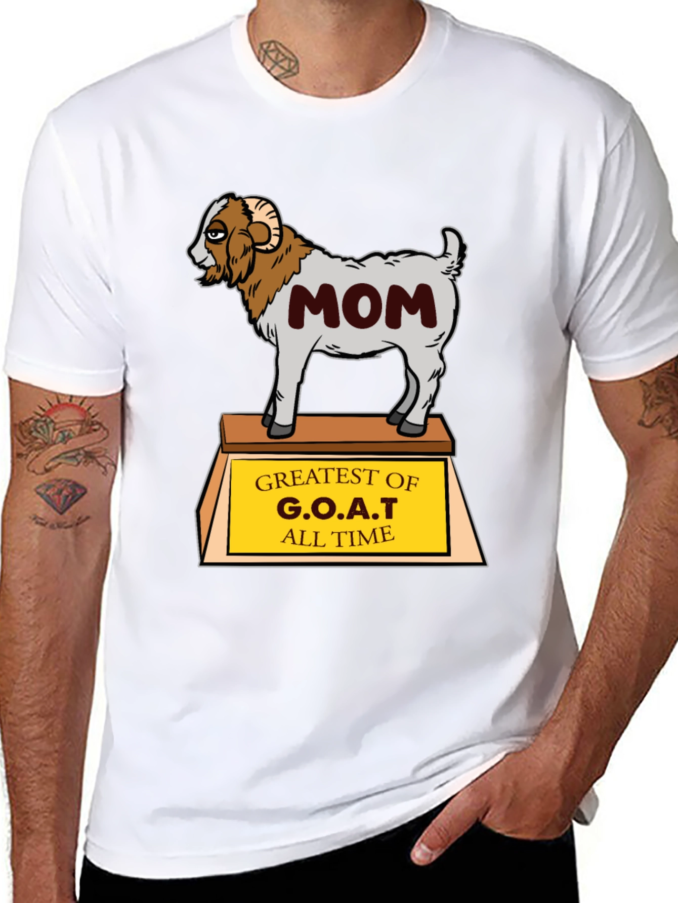 G.O.A.T. Mom T-Shirt - Greatest Of All Time