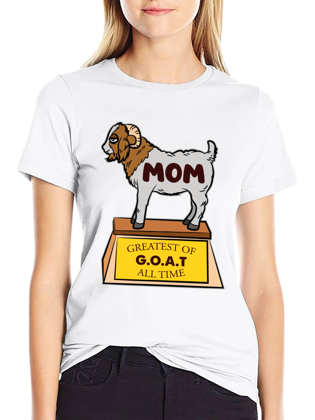 G.O.A.T. Mom T-Shirt - Greatest Of All Time