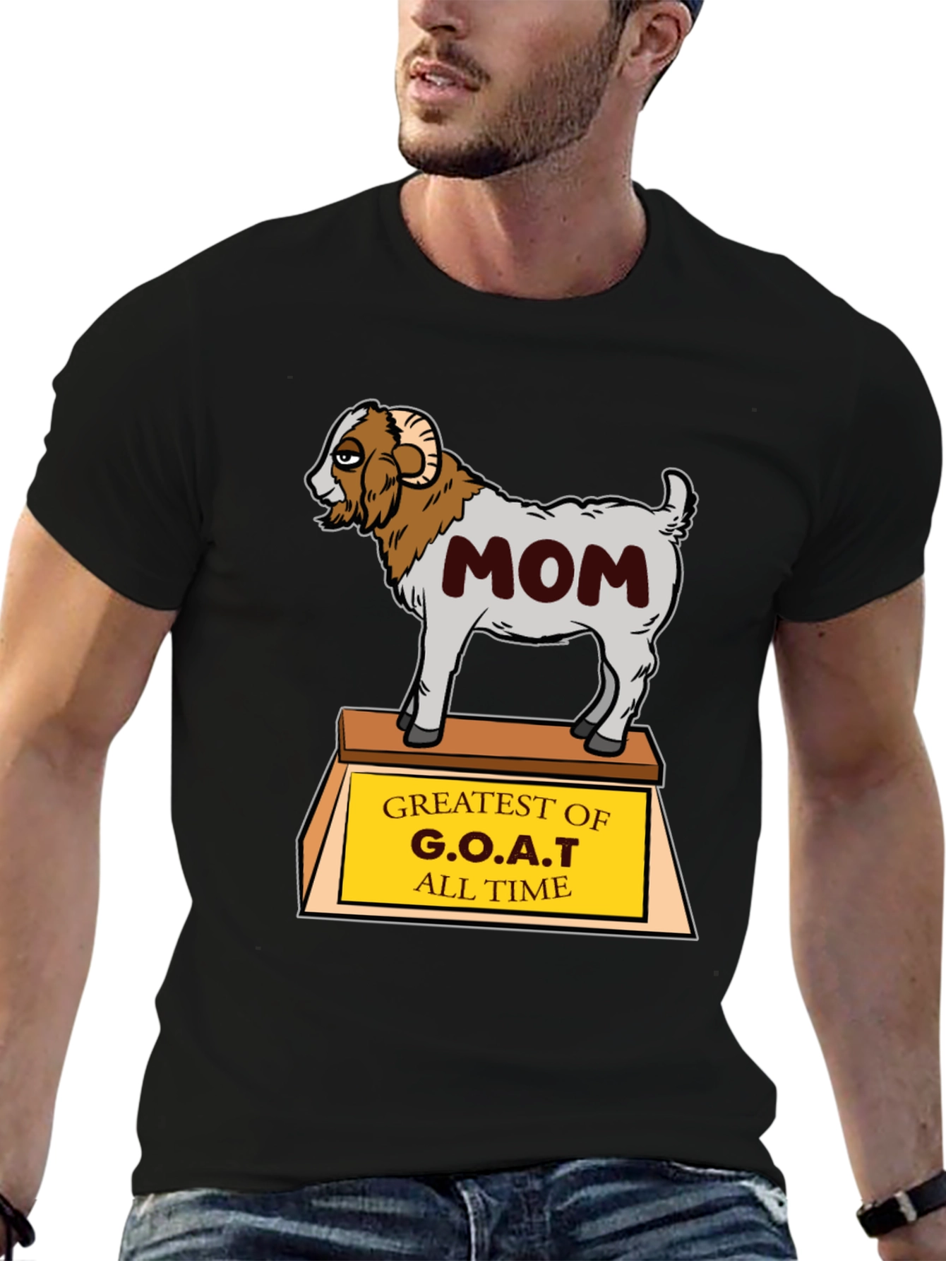 G.O.A.T. Mom T-Shirt - Greatest Of All Time
