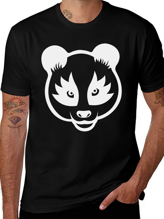 Panda Graphic T-Shirt - Black