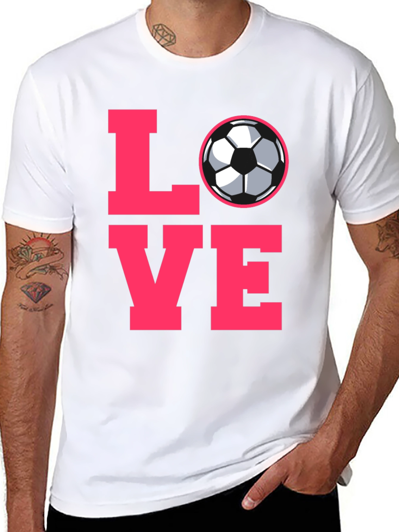 Love Soccer Graphic T-Shirt