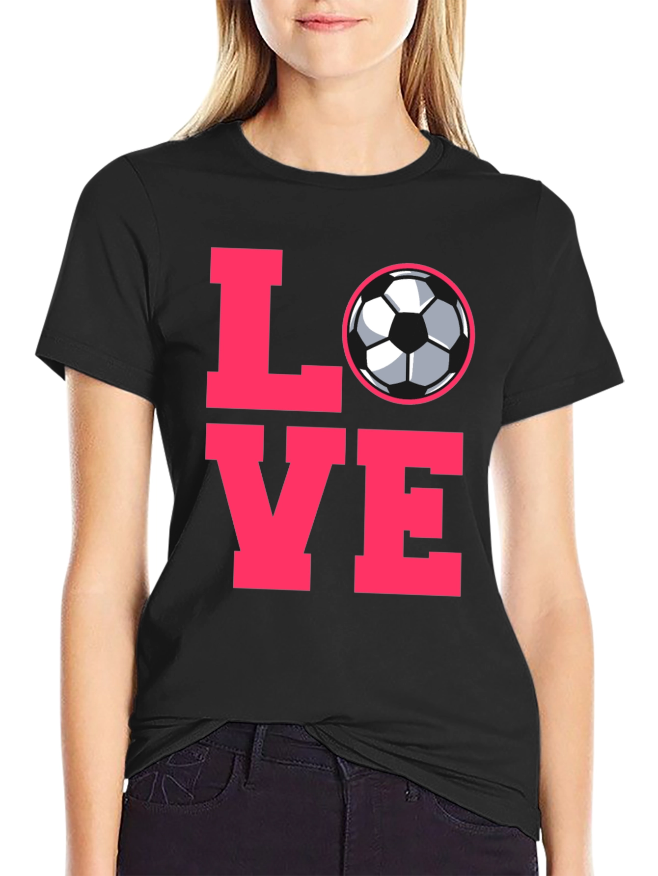 Love Soccer Graphic T-Shirt