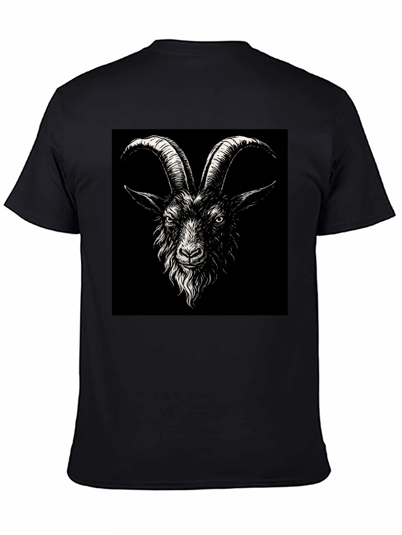 Black Goat Graphic Tee - Unisex Soft Cotton Shirt