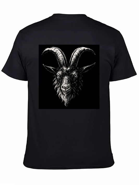 Black Goat Graphic Tee - Unisex Soft Cotton Shirt