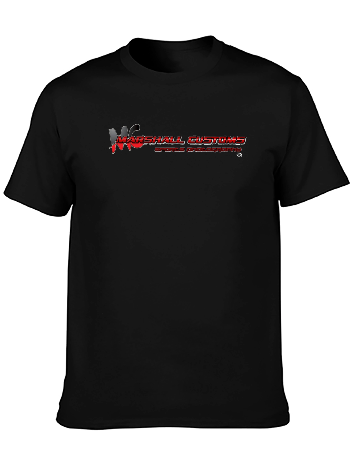 Marshall Customs Black Graphic T-Shirt
