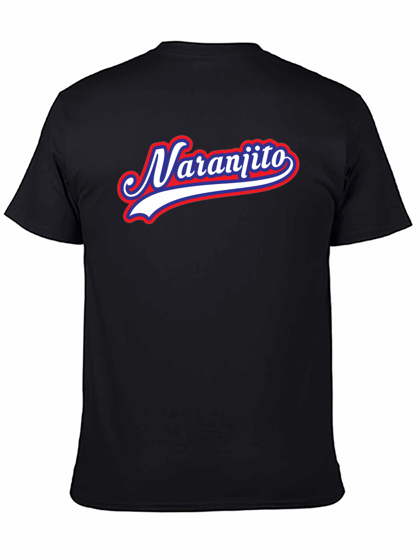 Naranjito Graphic Tee - Retro Style Black T-Shirt