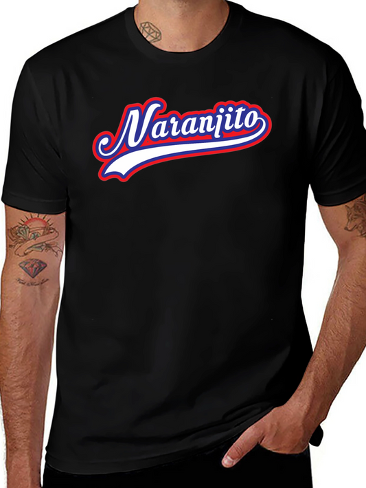 Naranjito Graphic Tee - Retro Style Black T-Shirt