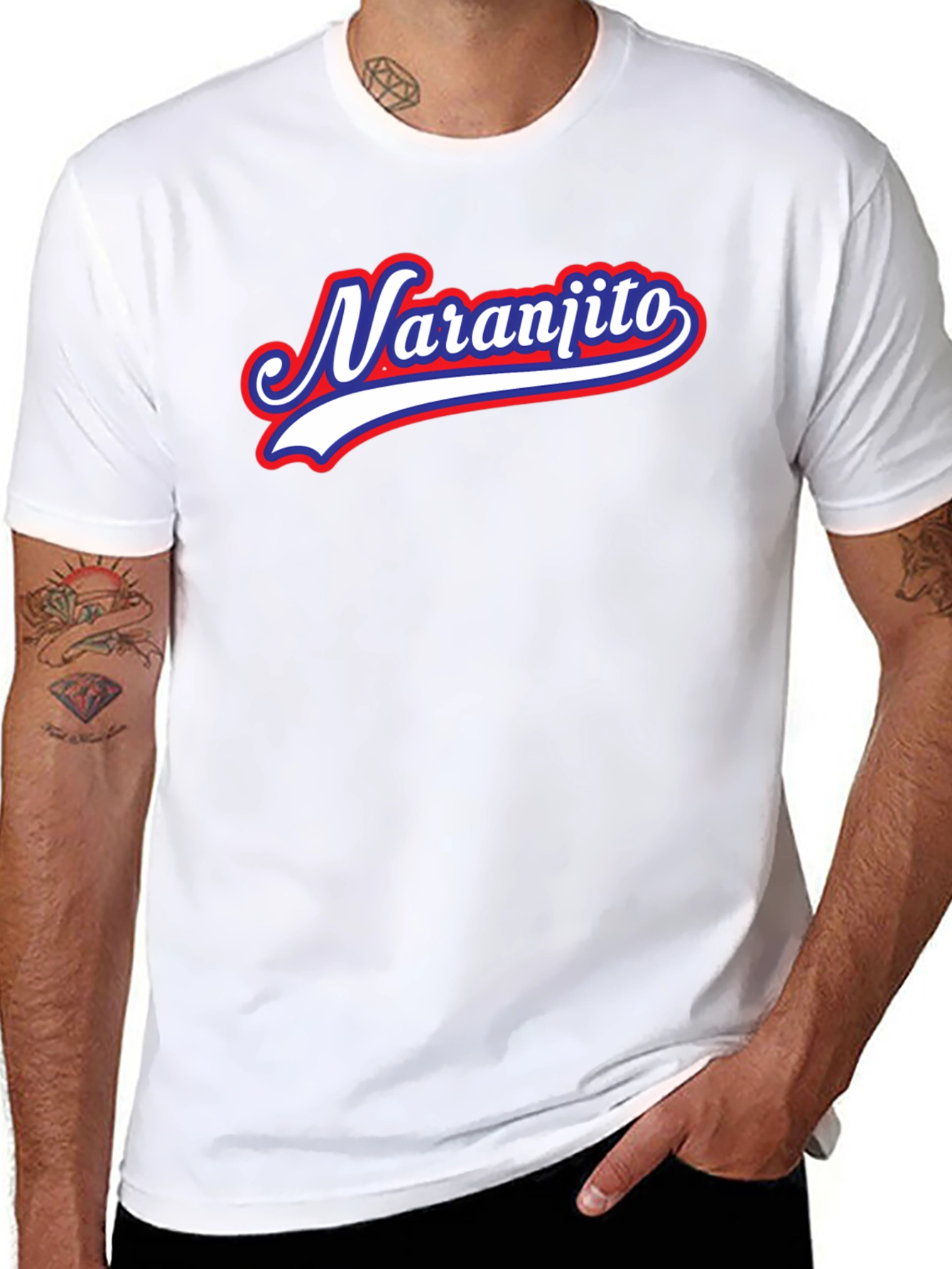 Naranjito Graphic Tee - Retro Style Black T-Shirt