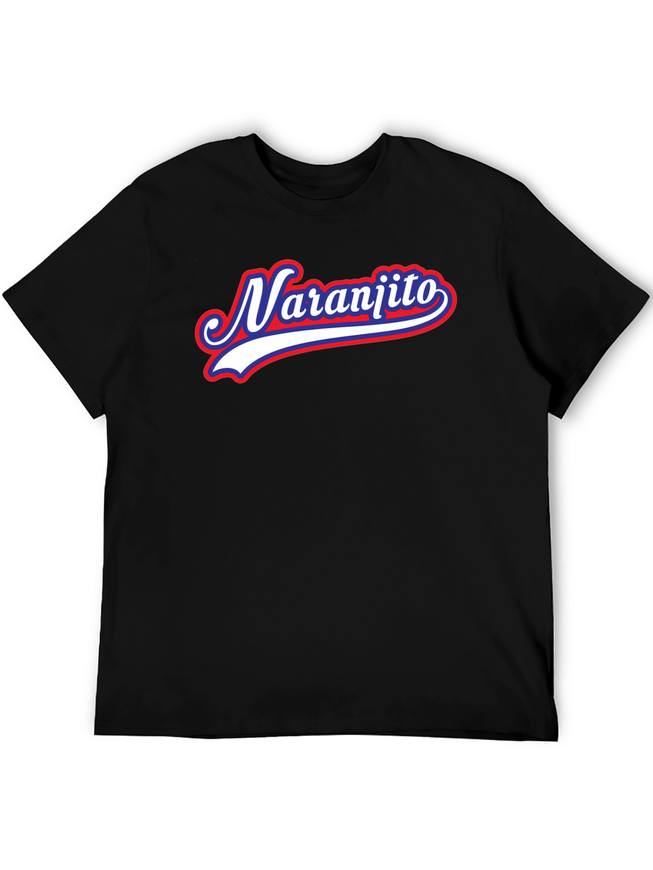 Naranjito Graphic Tee - Retro Style Black T-Shirt