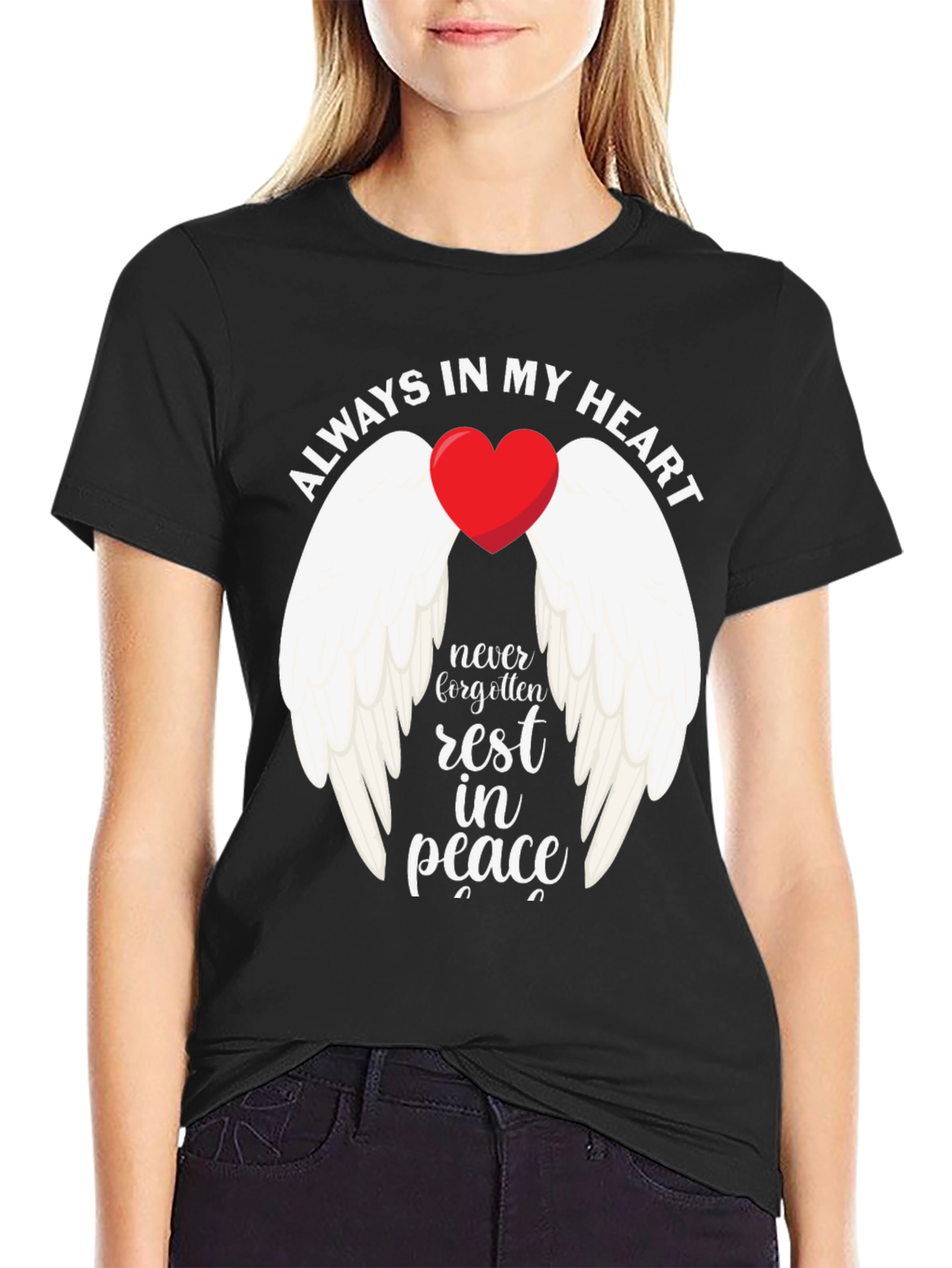 Always In My Heart Memorial T-Shirt