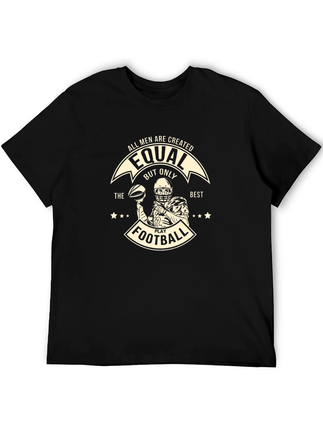 Equal Football Player Graphic T-Shirt