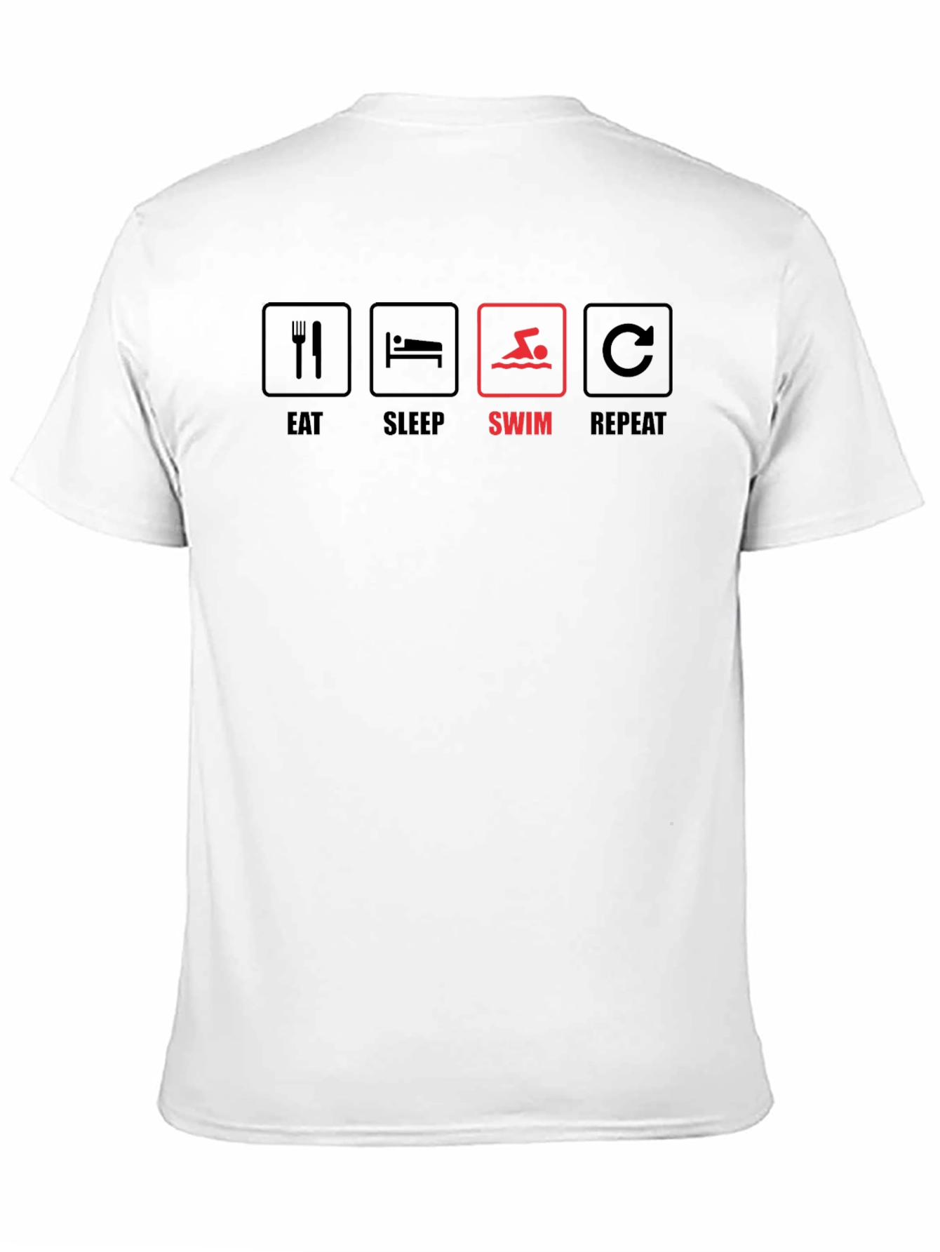 Eat Sleep Swim Repeat Graphic T-Shirt