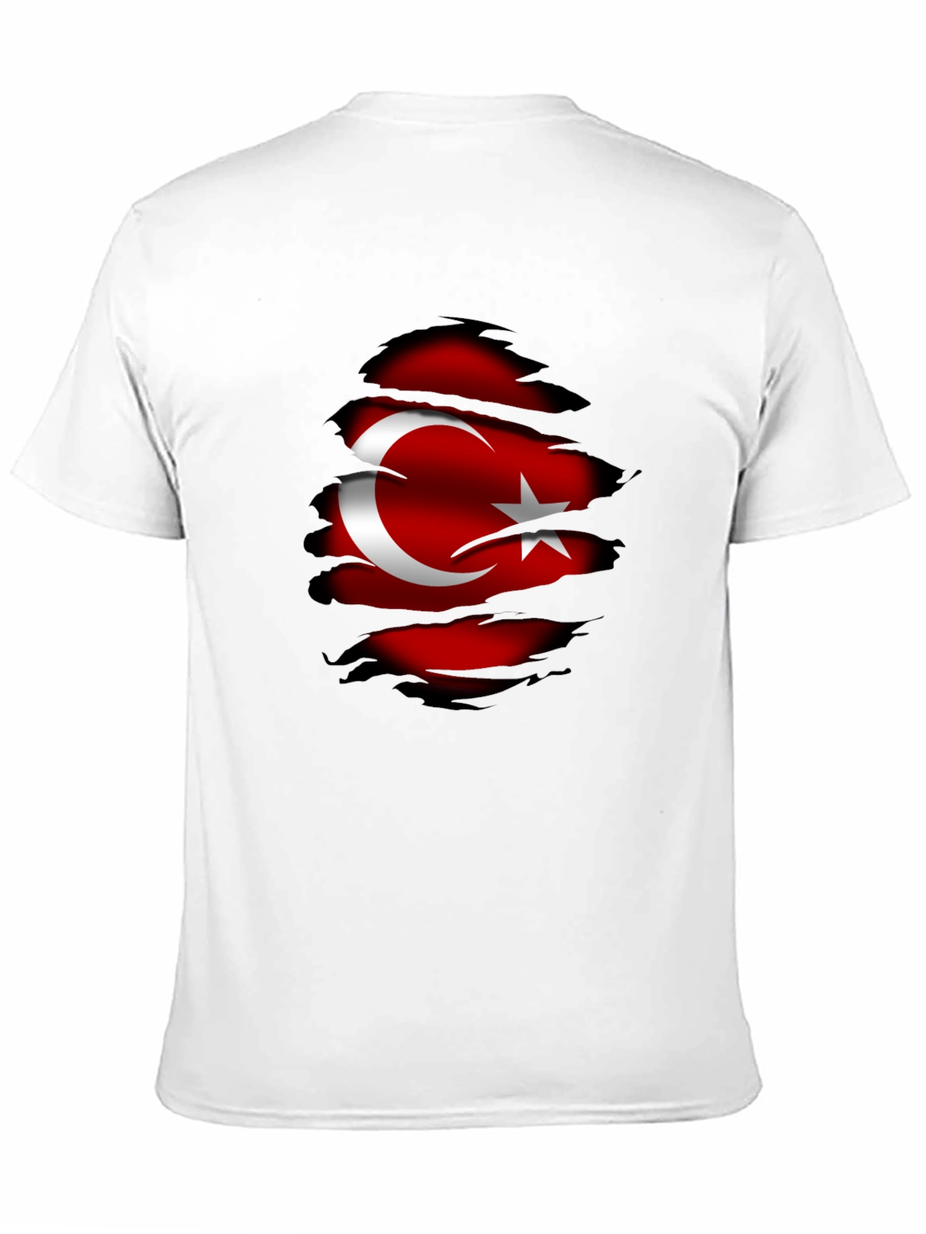 Turkey Flag Graphic Tee - Patriotic Style