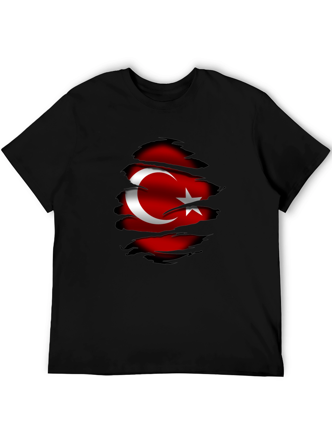 Turkey Flag Graphic Tee - Patriotic Style
