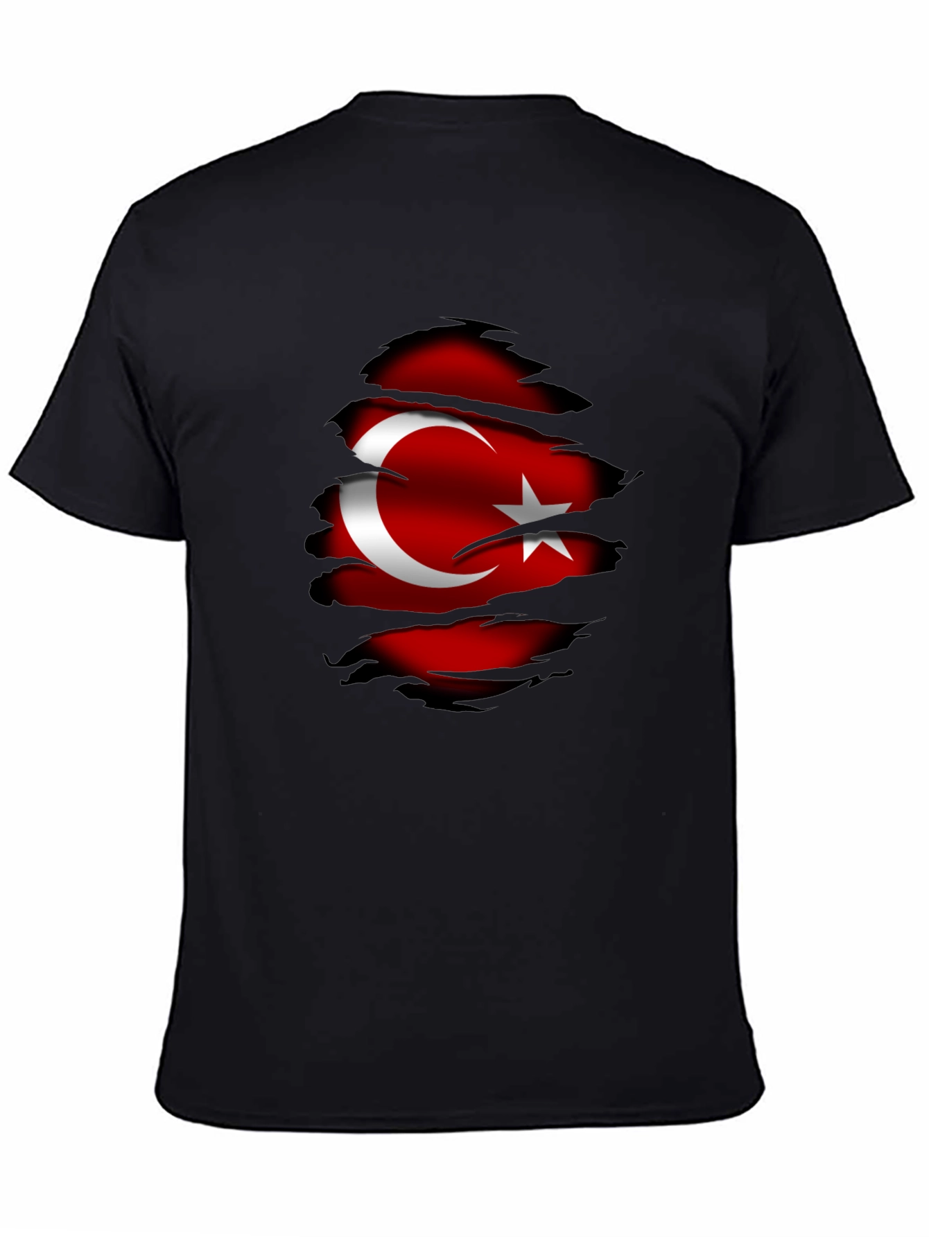 Turkey Flag Graphic Tee - Patriotic Style