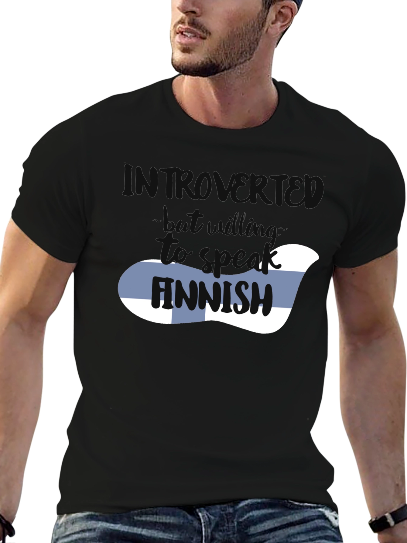 Introvert Finnish T-Shirt - Funny Graphic Tee