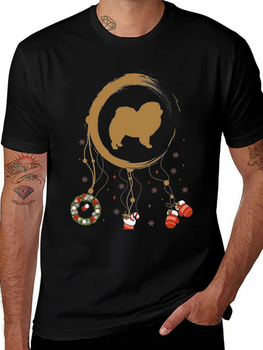 Dog Christmas Dreamcatcher Graphic Tee