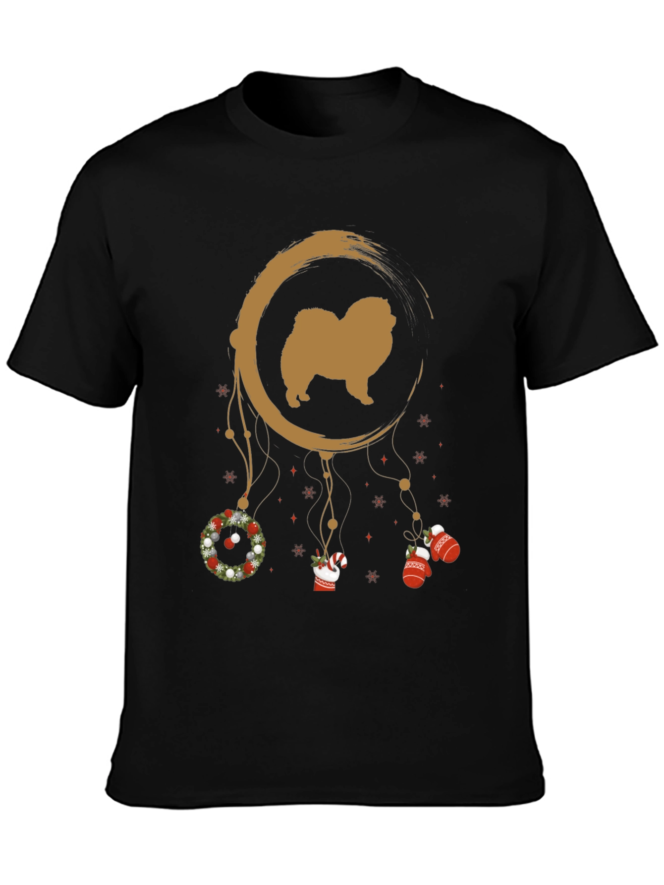Dog Christmas Dreamcatcher Graphic Tee