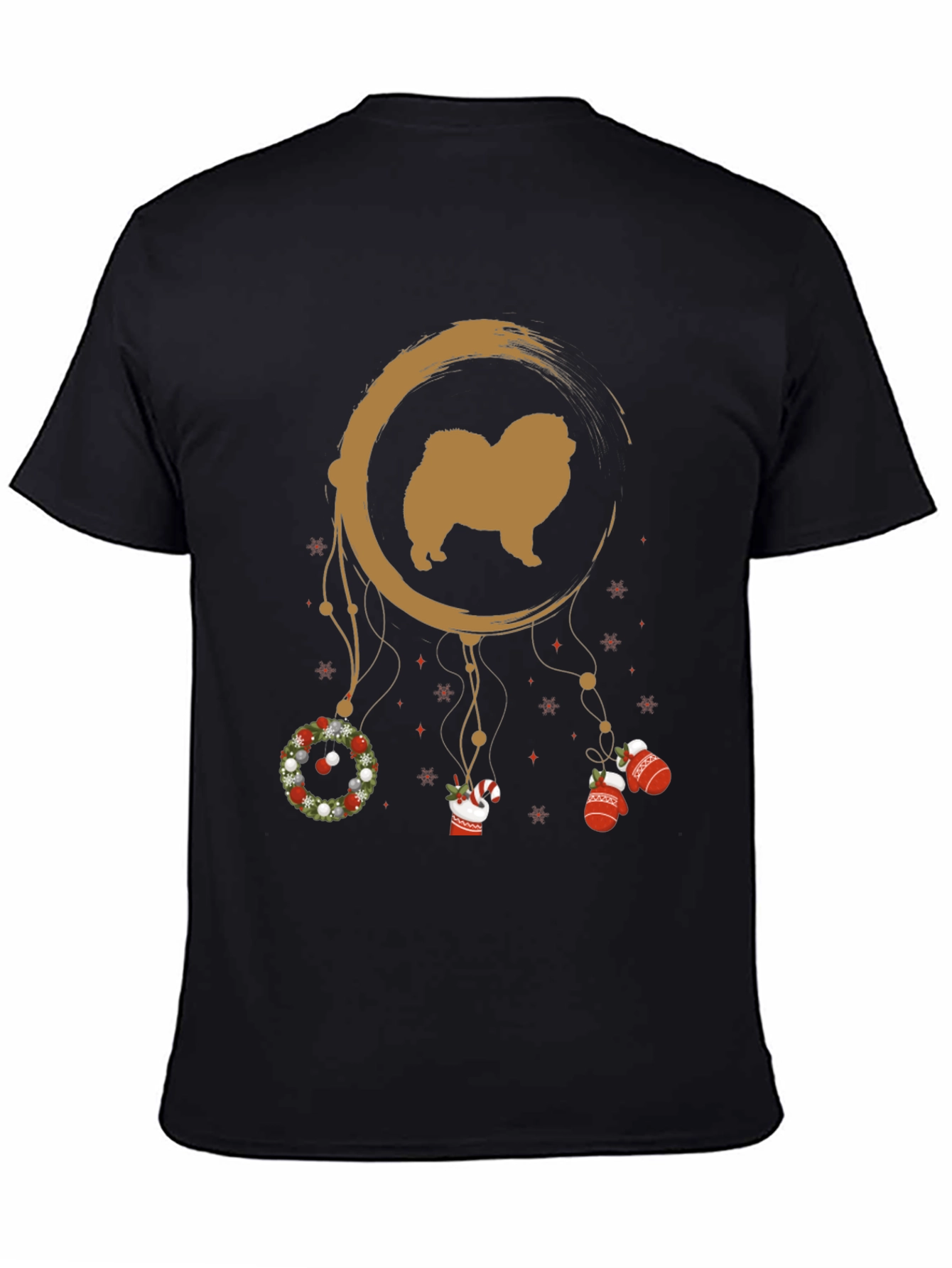 Dog Christmas Dreamcatcher Graphic Tee
