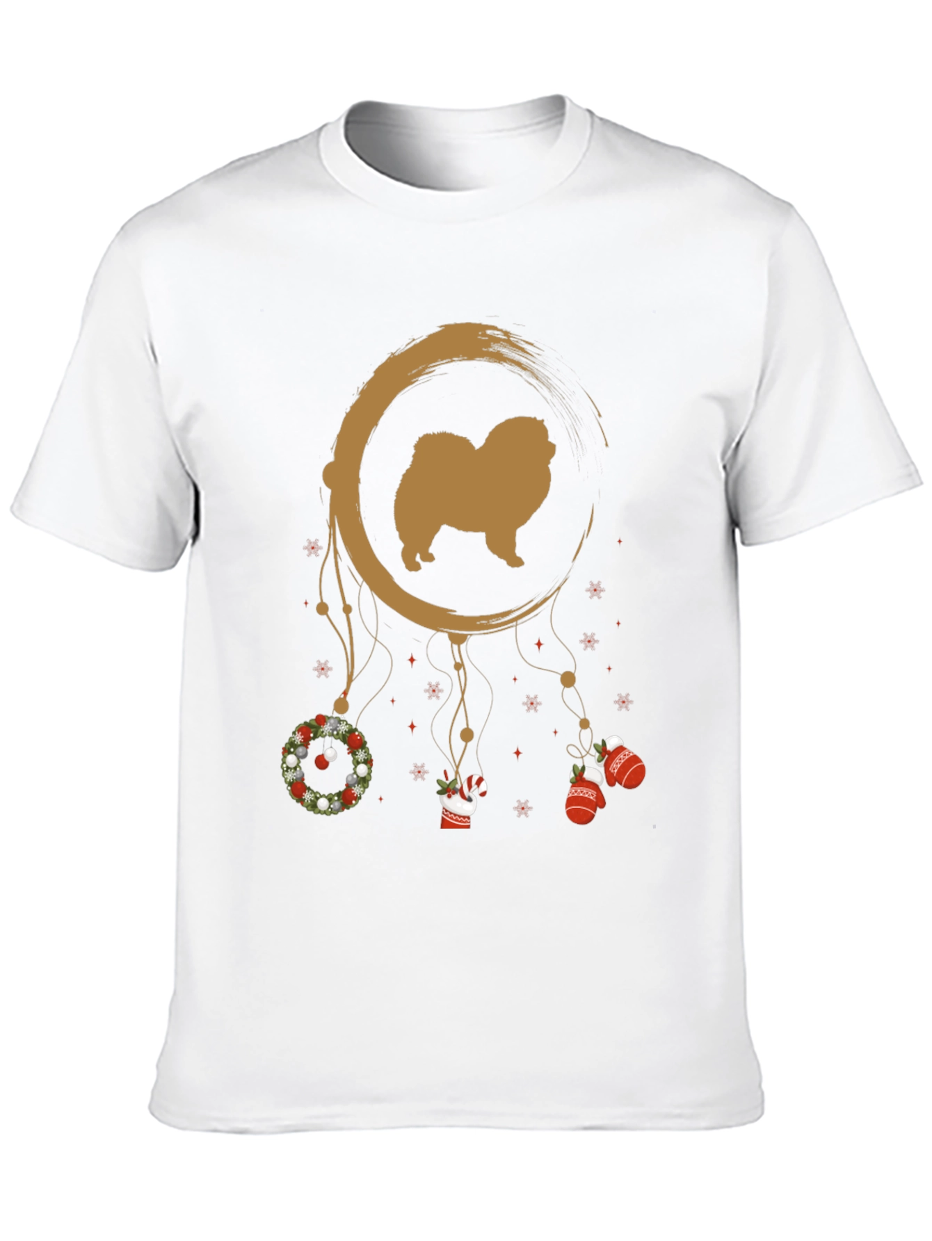 Dog Christmas Dreamcatcher Graphic Tee