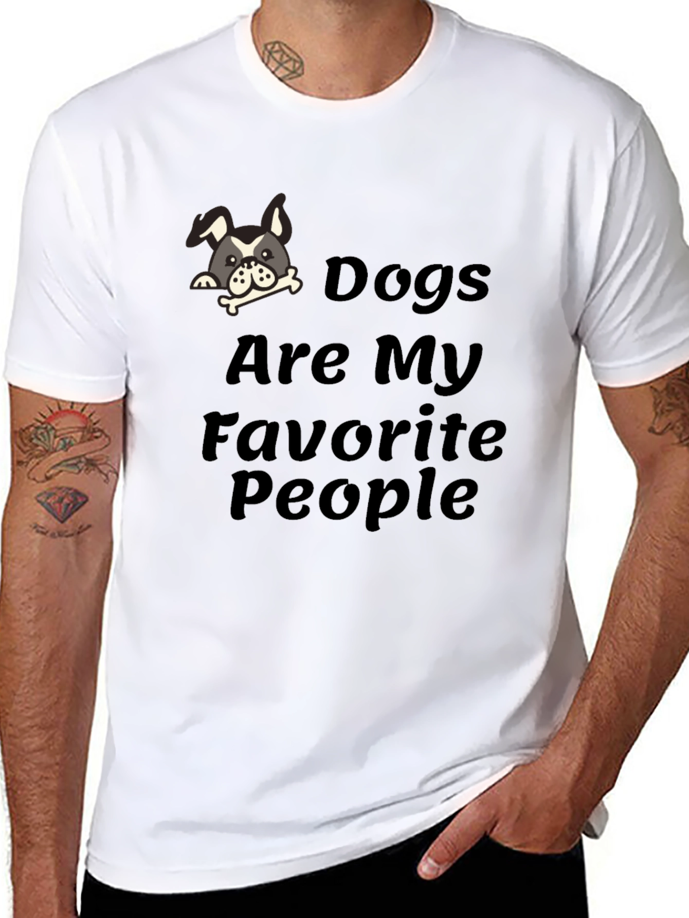 Dogs Are My Favorite People Graphic Tee