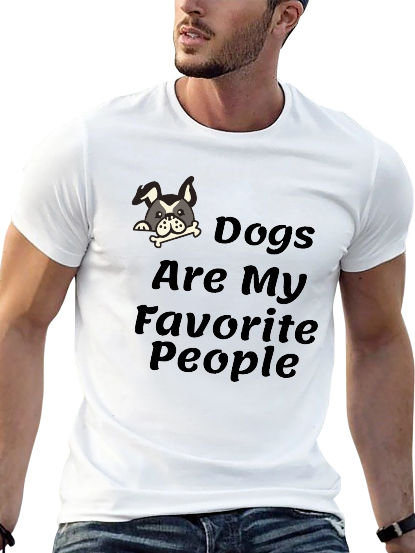 Dogs Are My Favorite People Graphic Tee