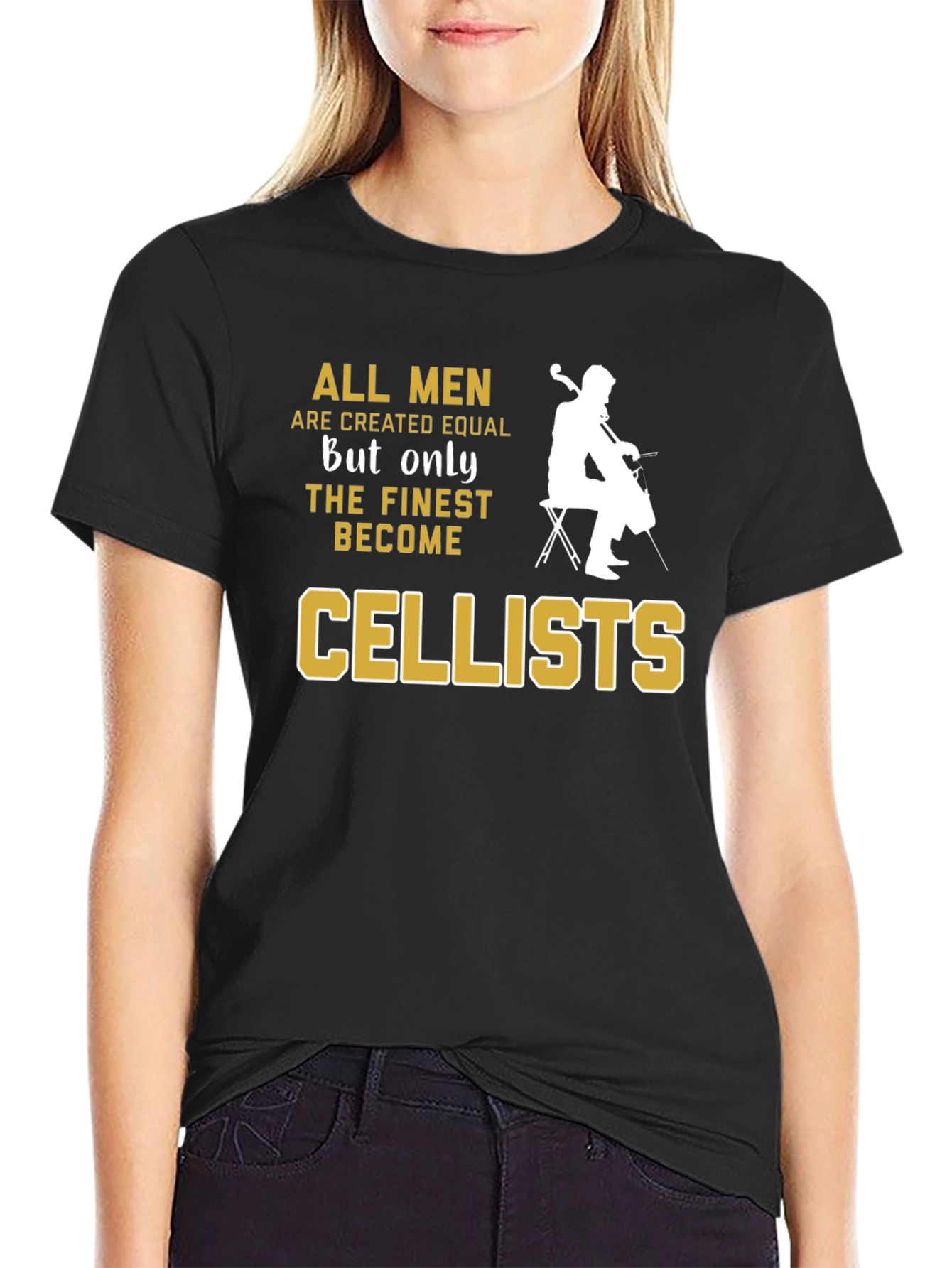 Cellist T-Shirt: Finest Musician Tee