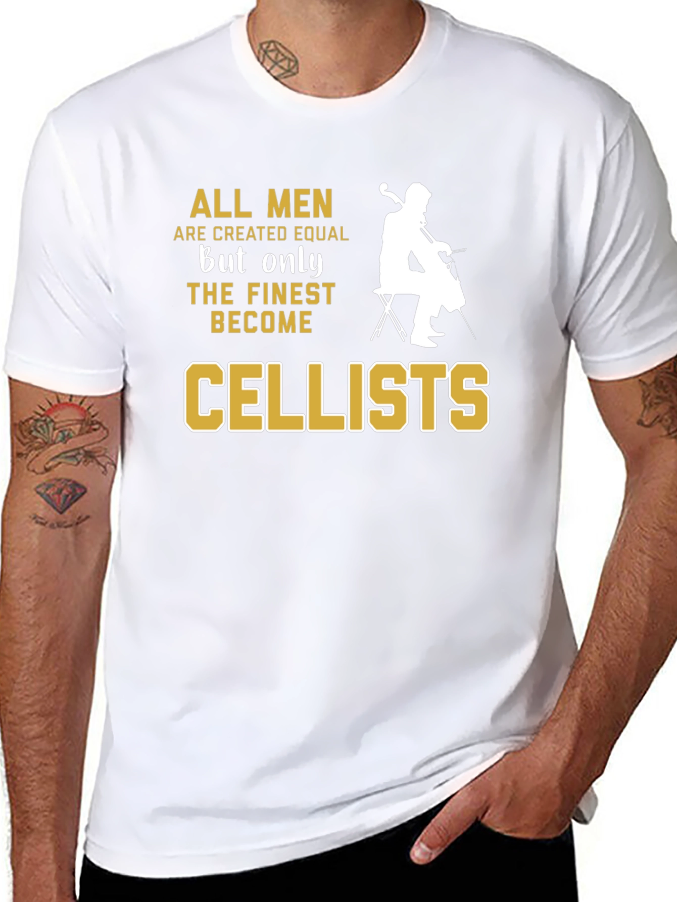 Cellist T-Shirt: Finest Musician Tee