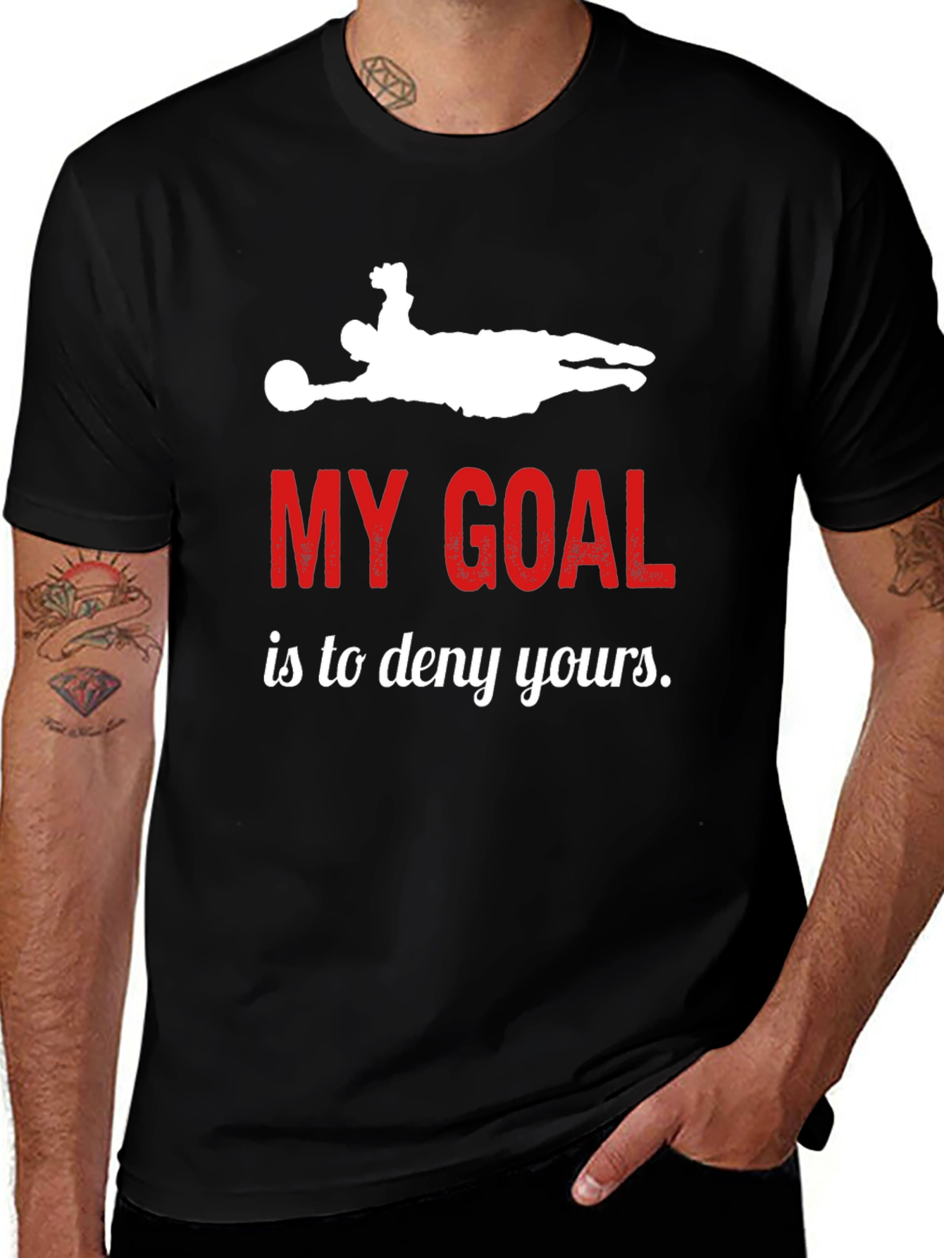 My Goal T-Shirt - Soccer Goalie Graphic Tee