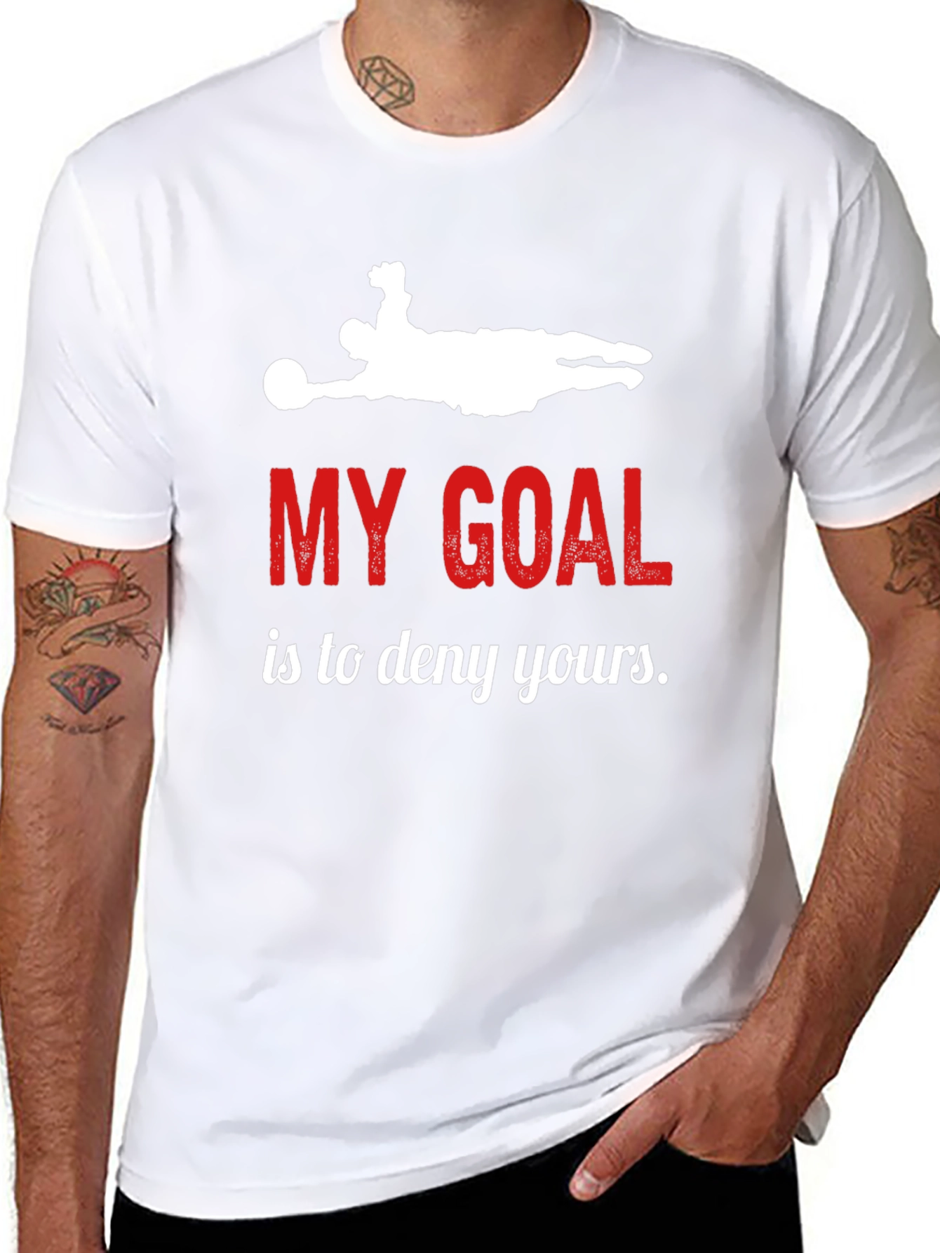 My Goal T-Shirt - Soccer Goalie Graphic Tee