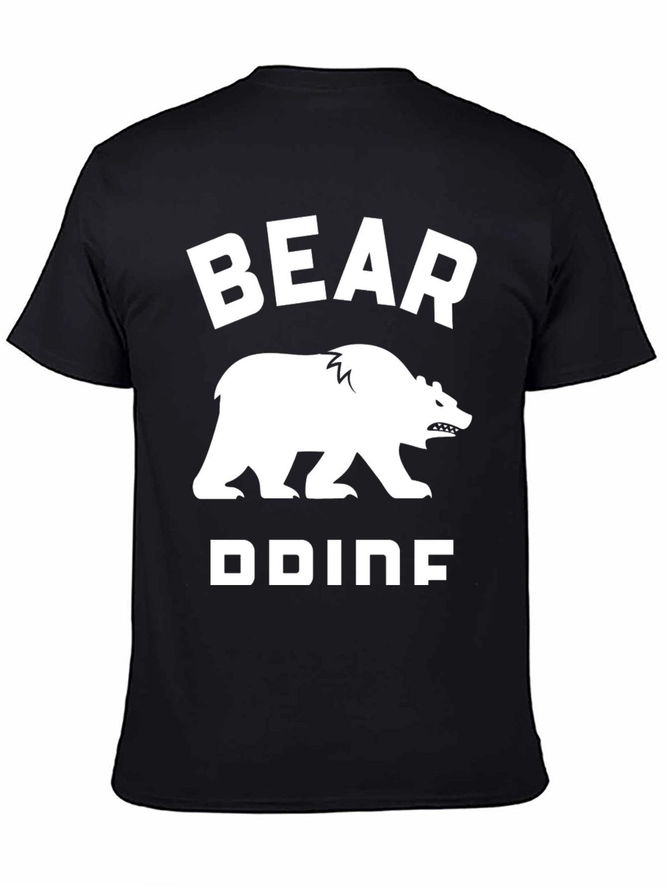 Bear Doing Bear Things Black T-Shirt